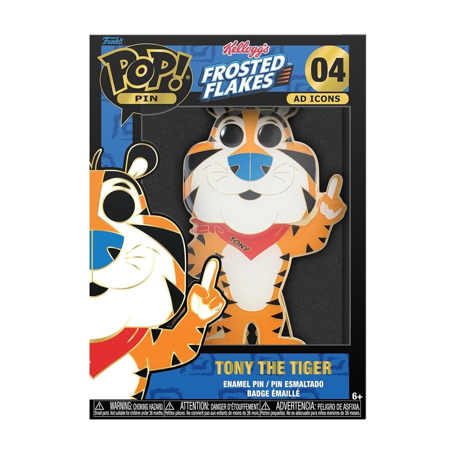 Frosted Flakes 3-Inch Funko POP Pin | Tony the Tiger