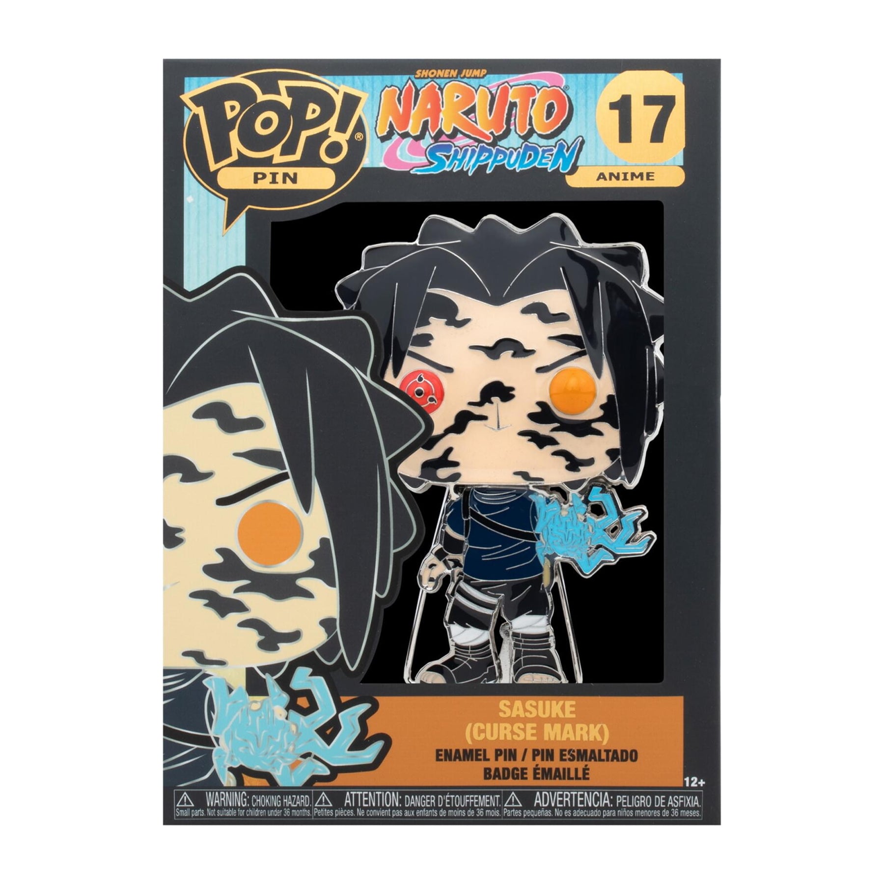 Naruto 3 Inch Funko POP Pin | Sasuke