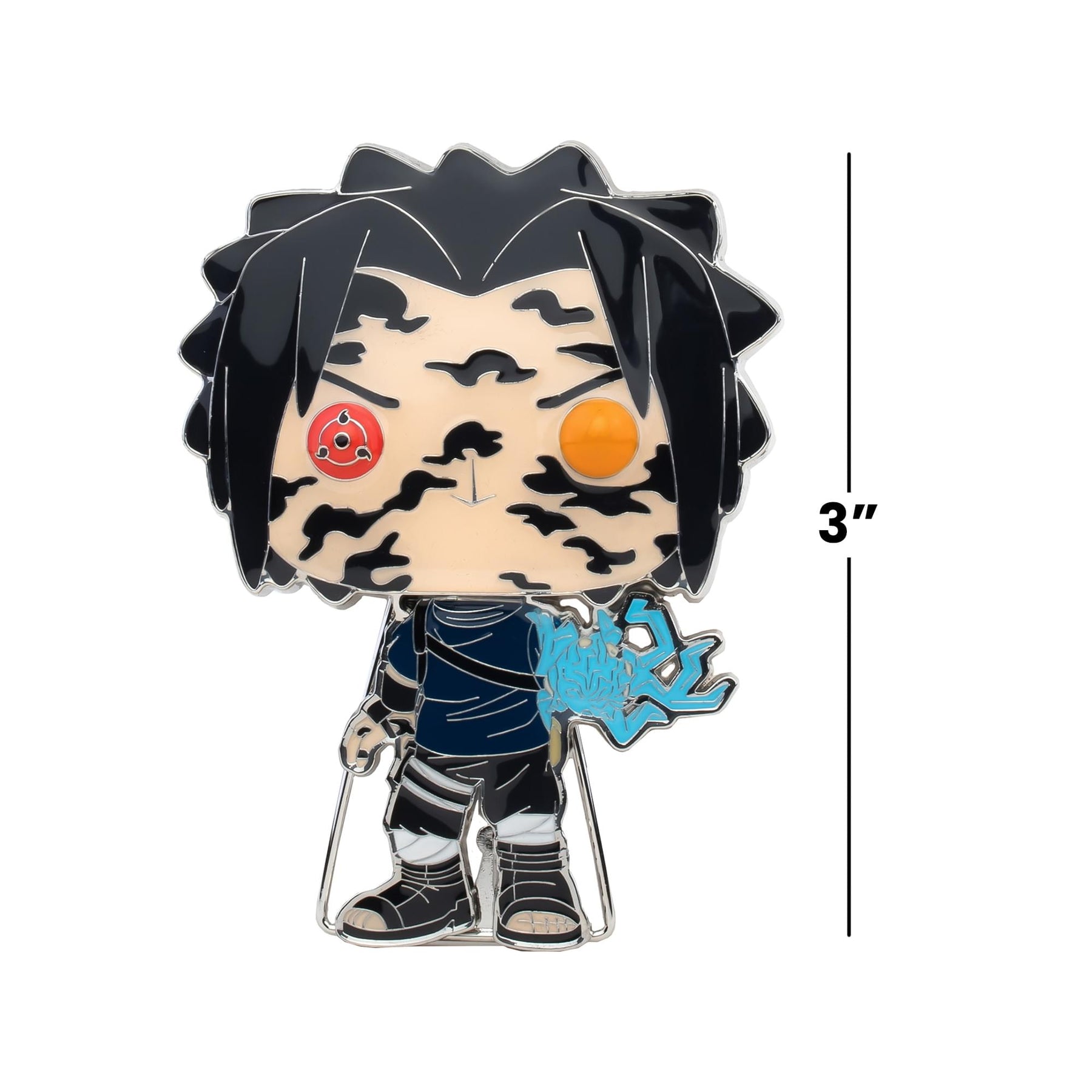 Naruto 3 Inch Funko POP Pin | Sasuke