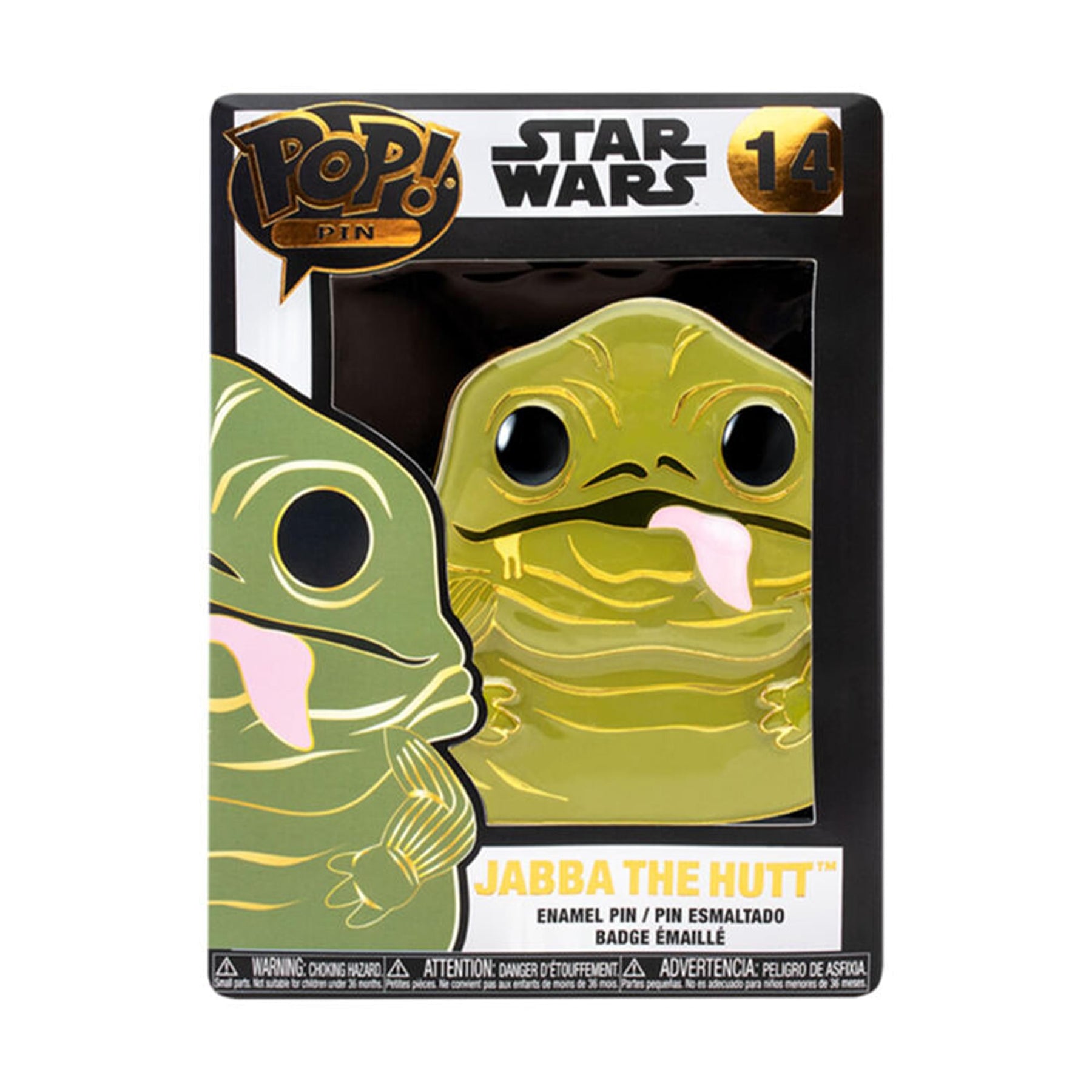Star Wars 3 Inch Funko POP Pin | Jabba The Hutt