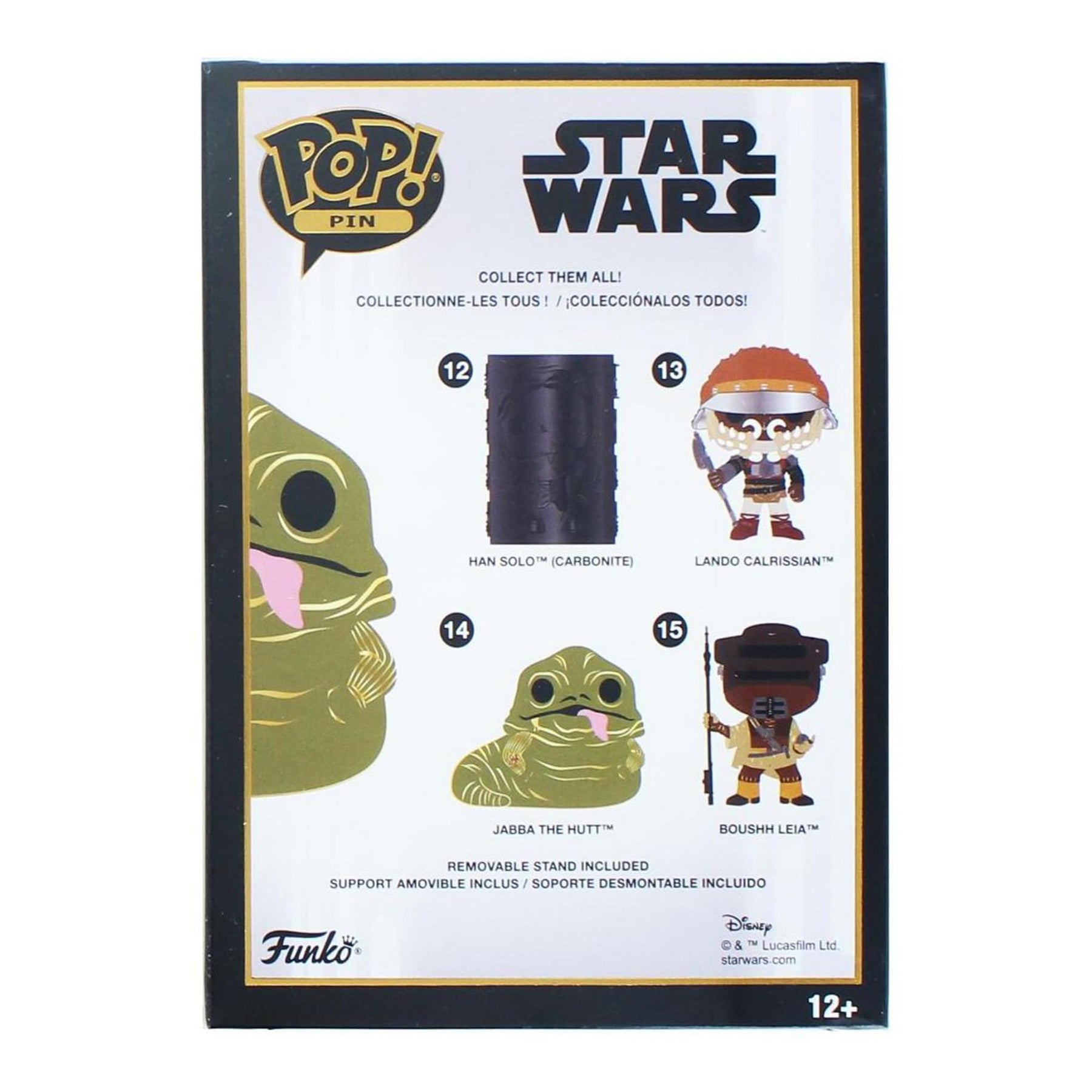 Star Wars 3 Inch Funko POP Pin | Jabba The Hutt