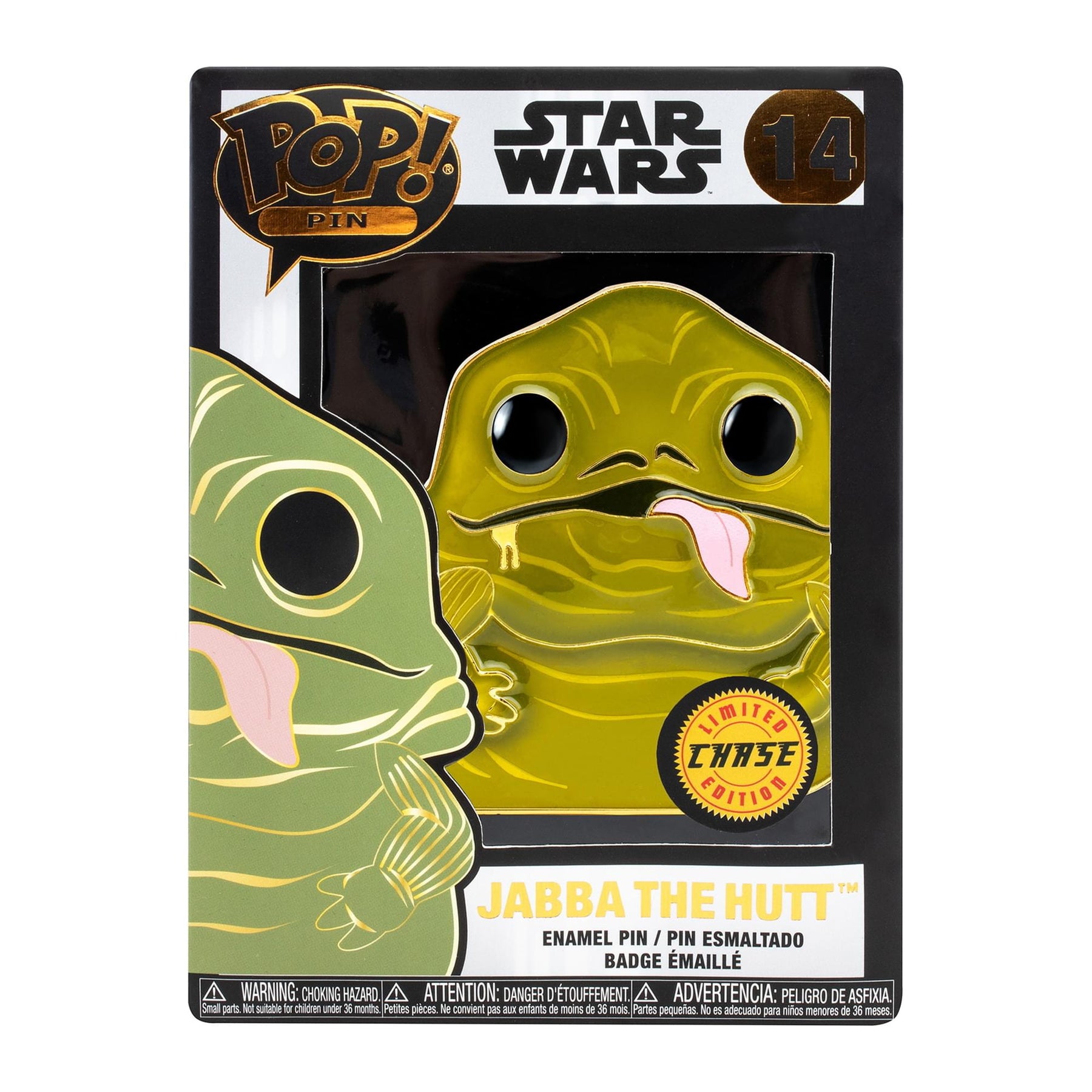 Star Wars 3 Inch Funko POP Pin | Jabba The Hutt Chase