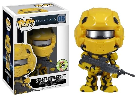 Halo 4 Pop Vinyl: Spartan Warrior Yellow SDCC 2013 | Free Shipping