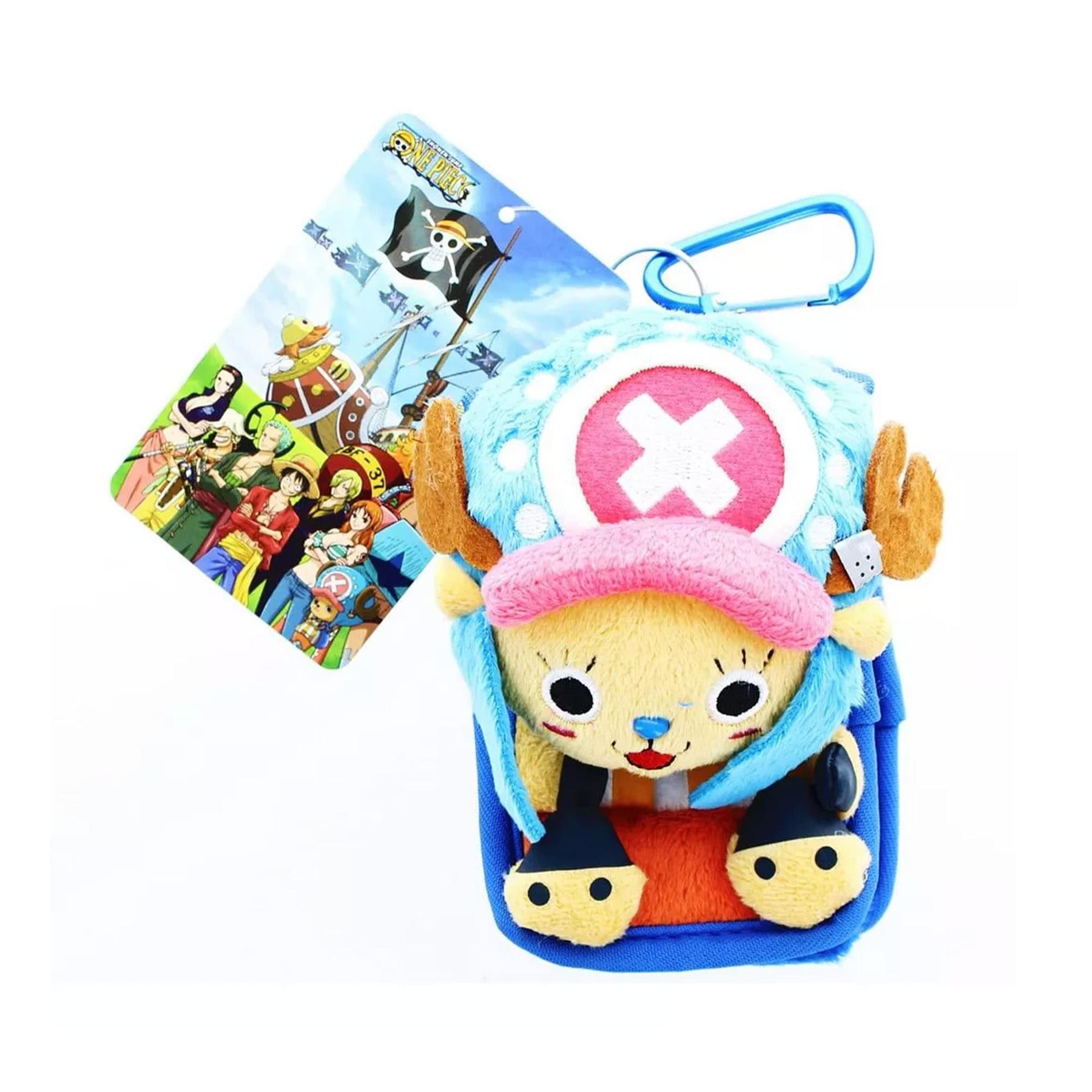 One Piece Plush Phone Case Chopper (Kyun Version, Open Mouth)