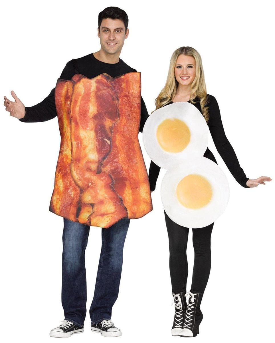 Bacon Eggs Couples Costume