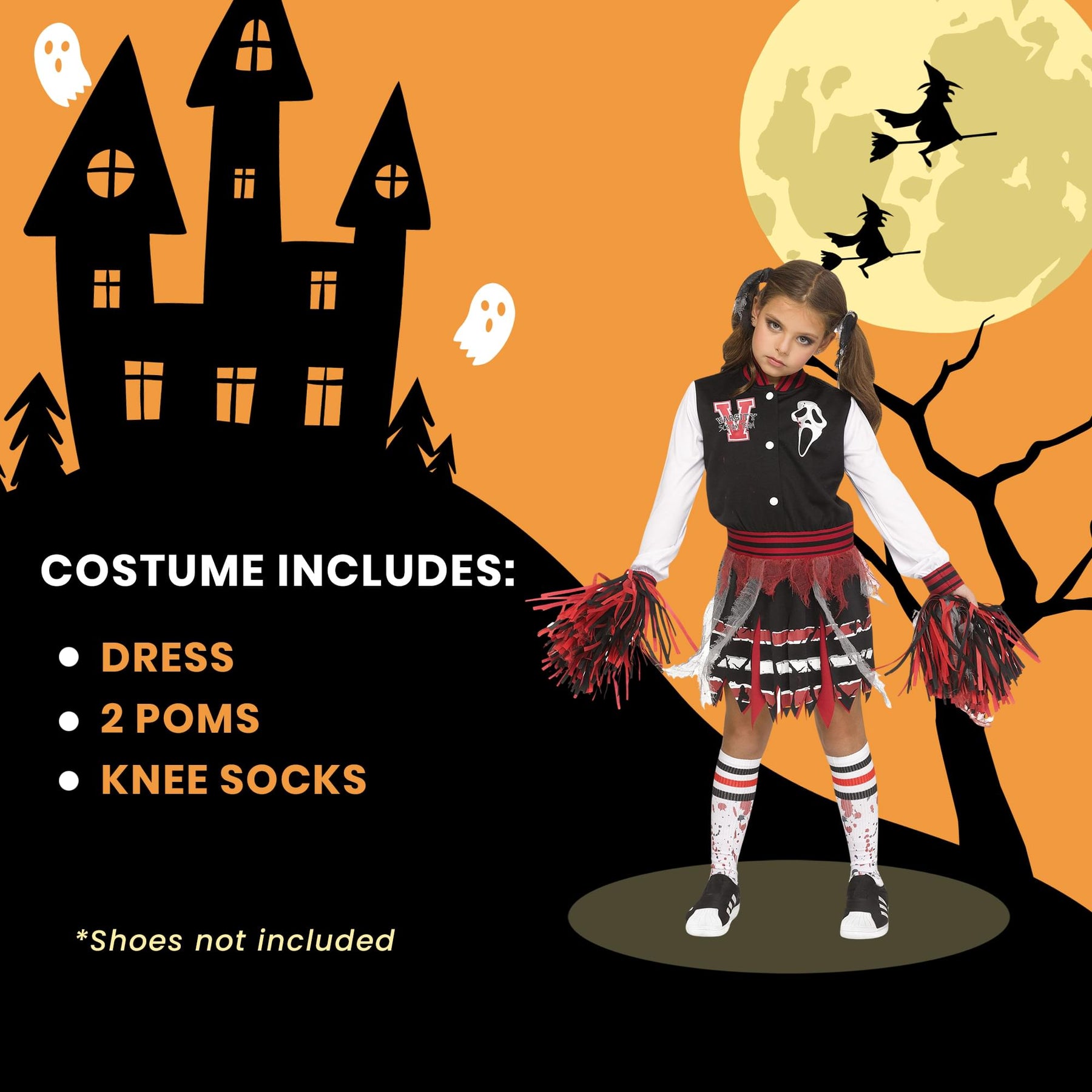 Scream Team Ghost Face Child Costume