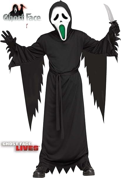 Ghost Face LU Fade Mouth Child Costume