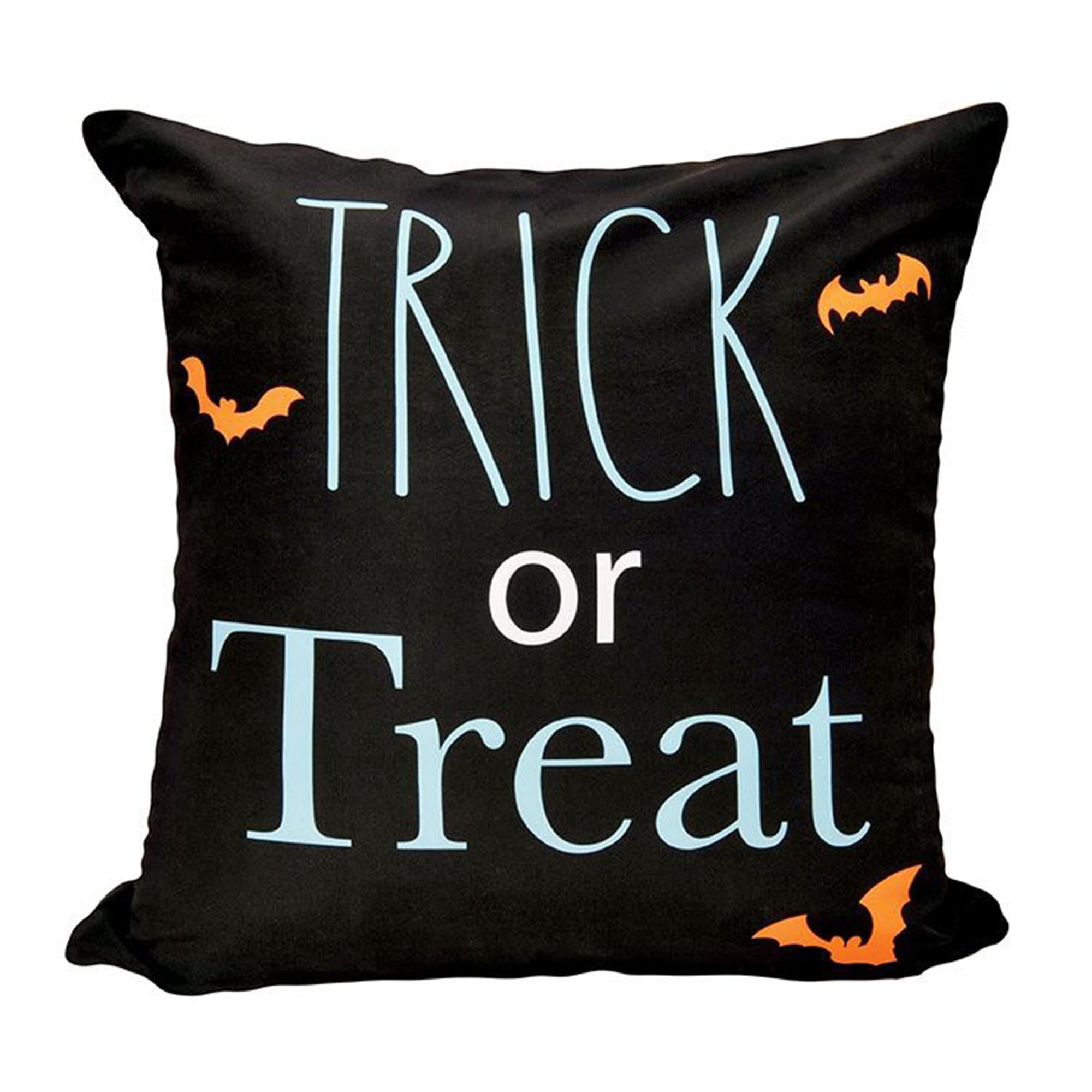 Trick Or Treat 18 Inch Halloween Pillow Cover Free Shipping