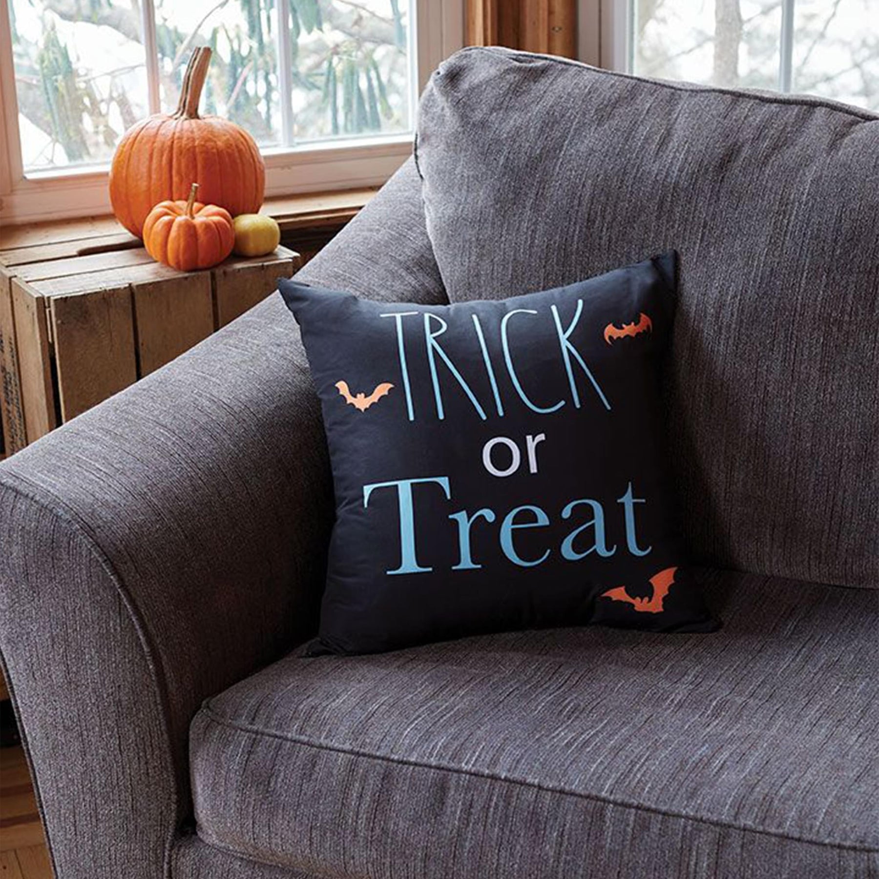 Trick Or Treat 18 Inch Halloween Pillow Cover