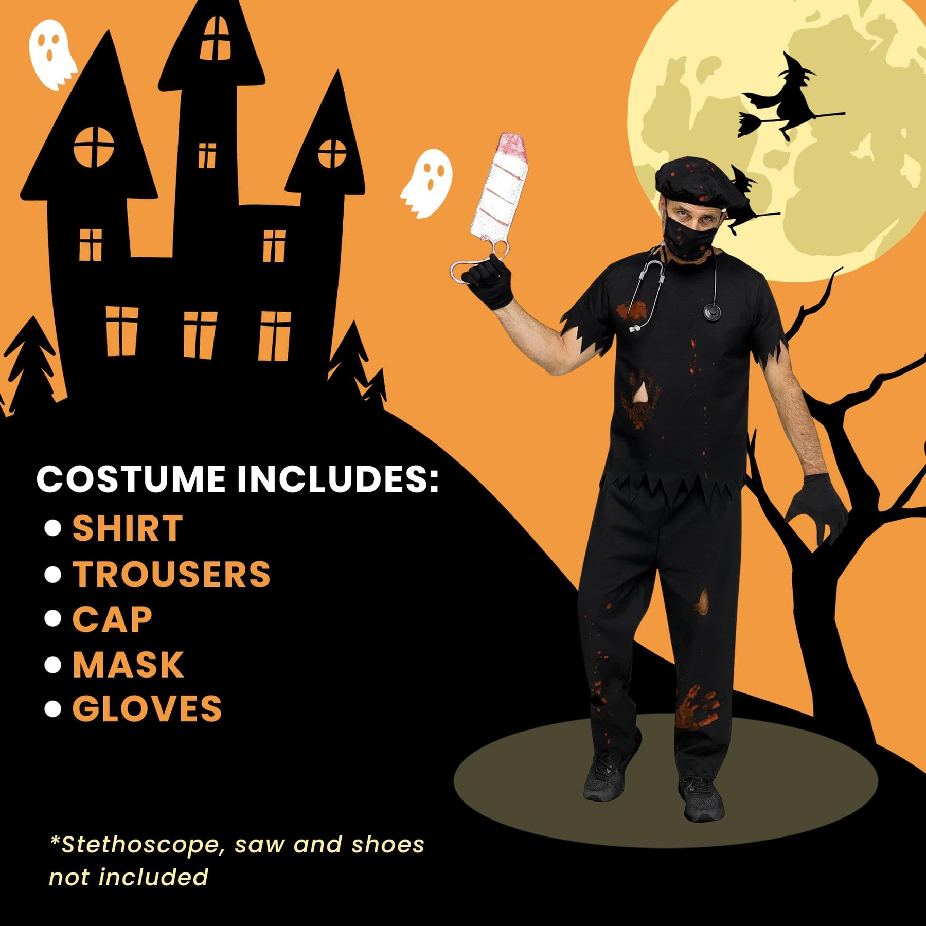 Adult Unisex Deadly Doctor Costume