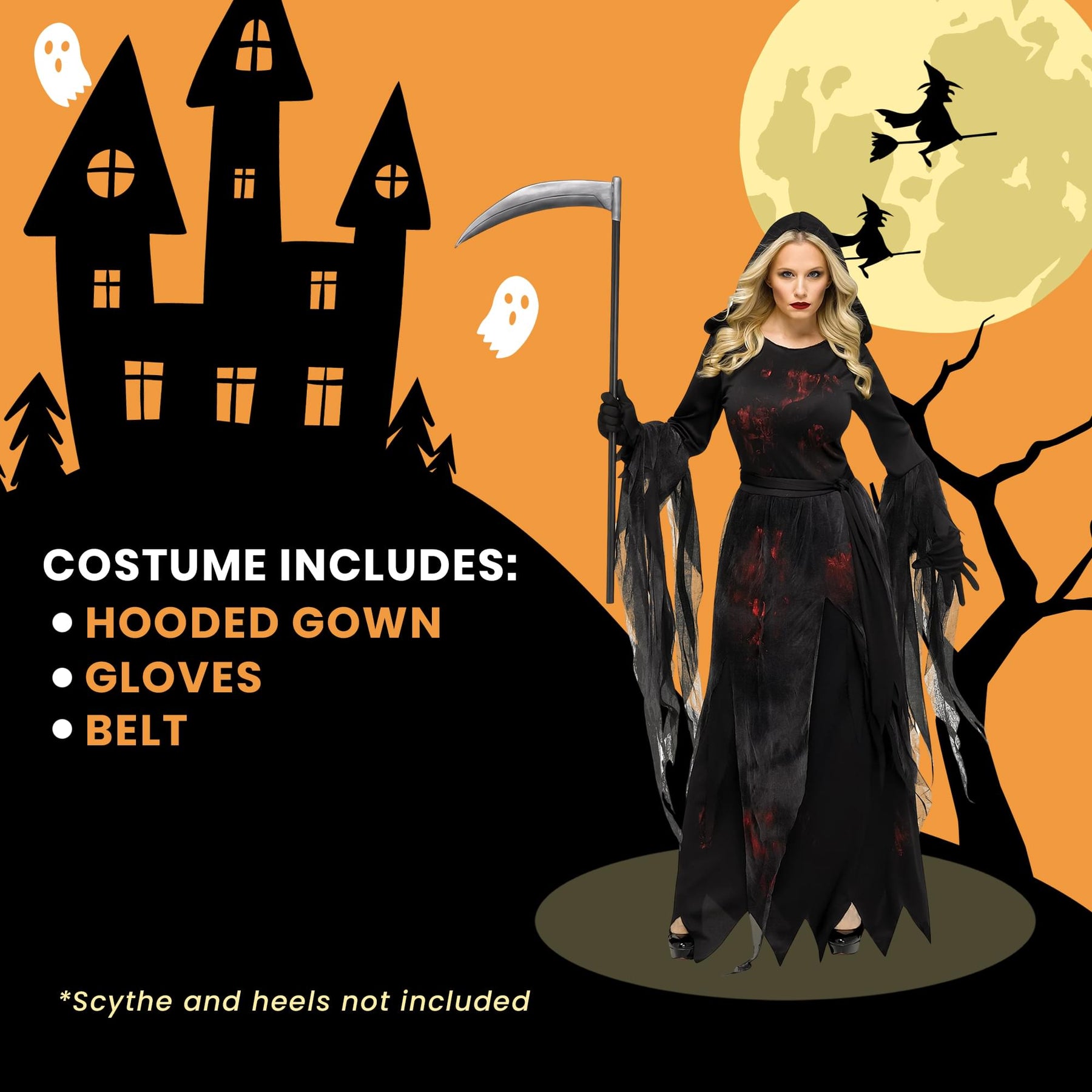 Womens Soulless Reaper Costume