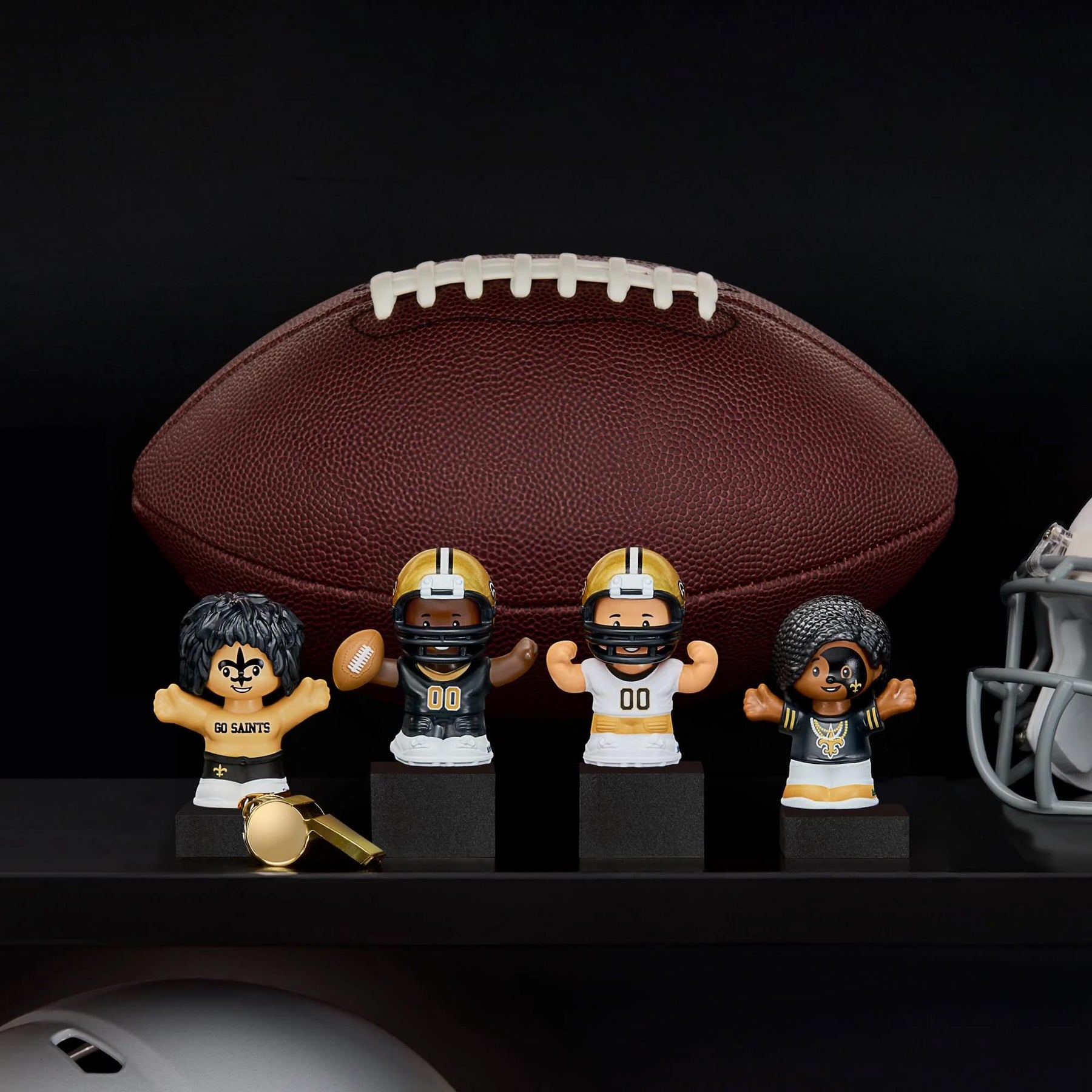 New Orleans Saints 4-Piece NFL Little People Collector Set