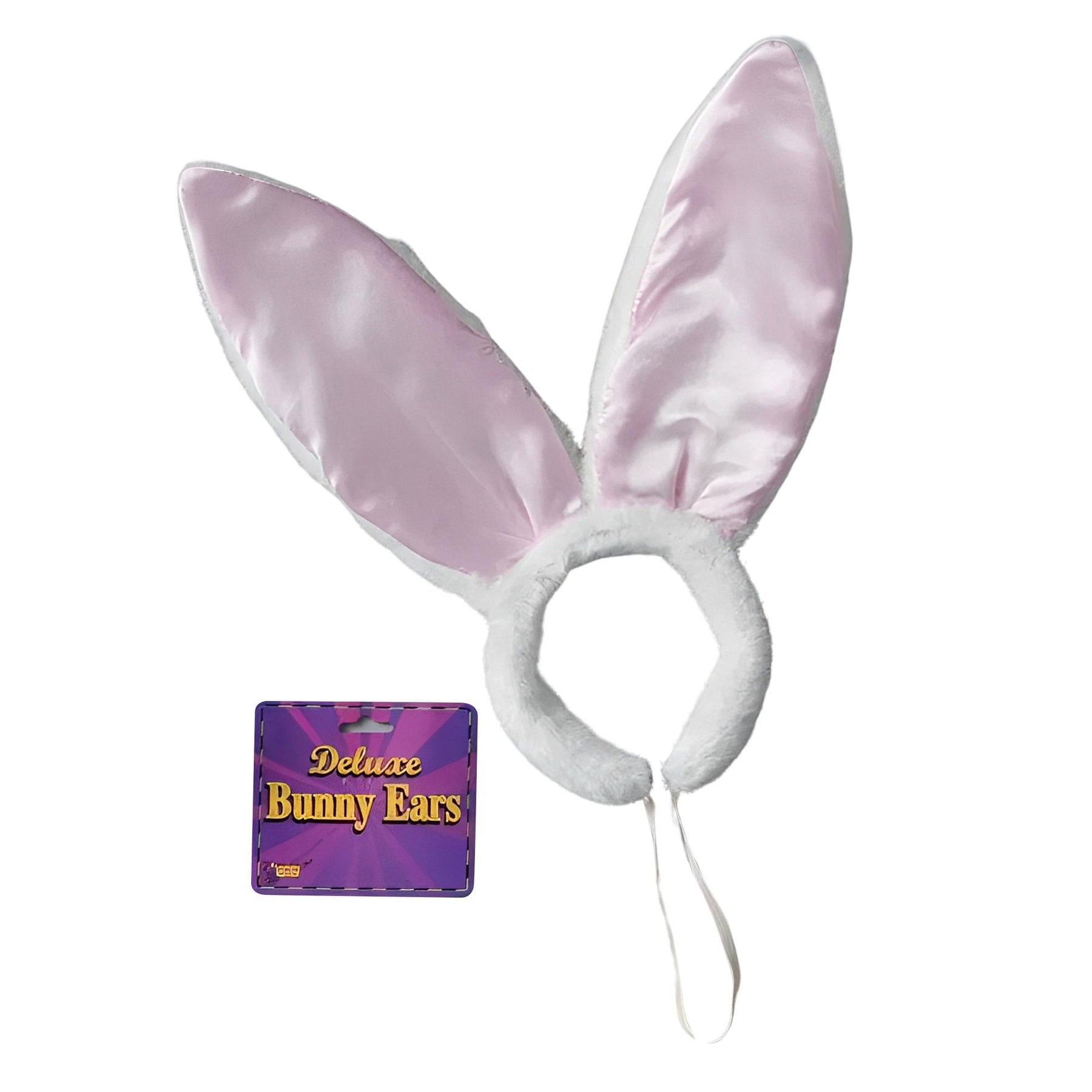 Deluxe Satin Plush Costume Bunny Ears