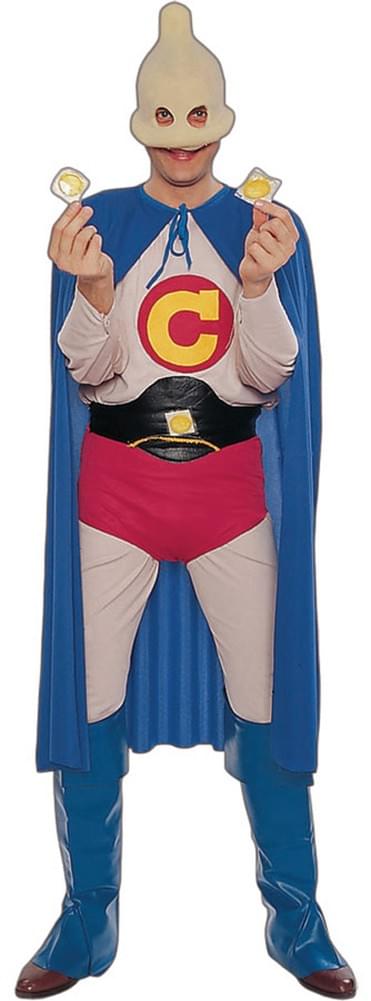 Captain Condom Costume Adult Standard