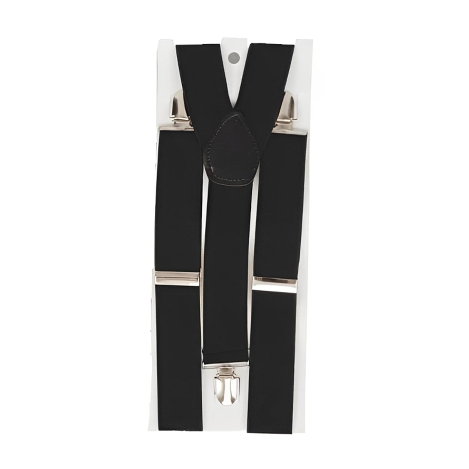 Black Costume Suspenders - One Size