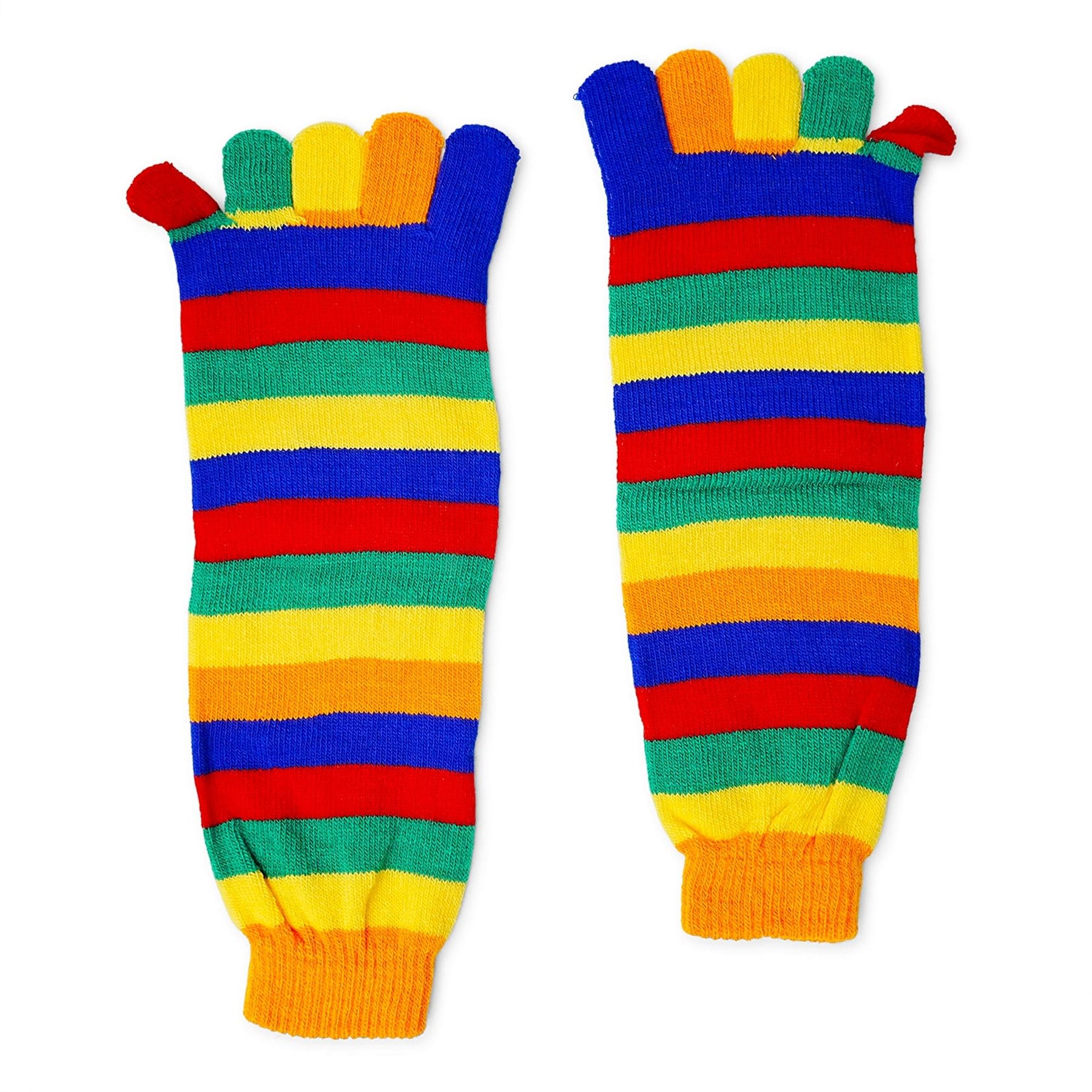 Clown Shoes And Toe Sock Costume Set Adult One Size