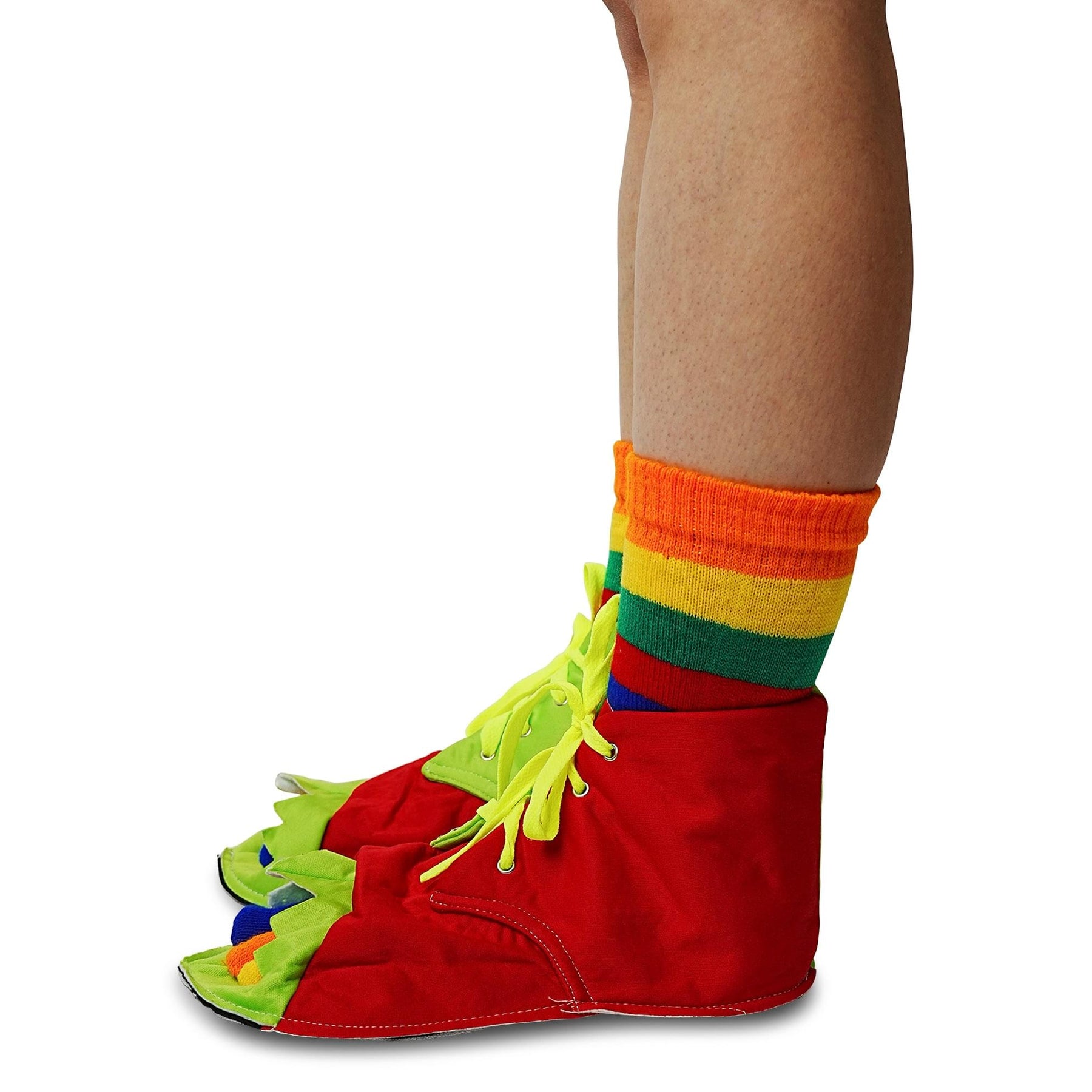 Clown Shoes And Toe Sock Costume Set Adult One Size