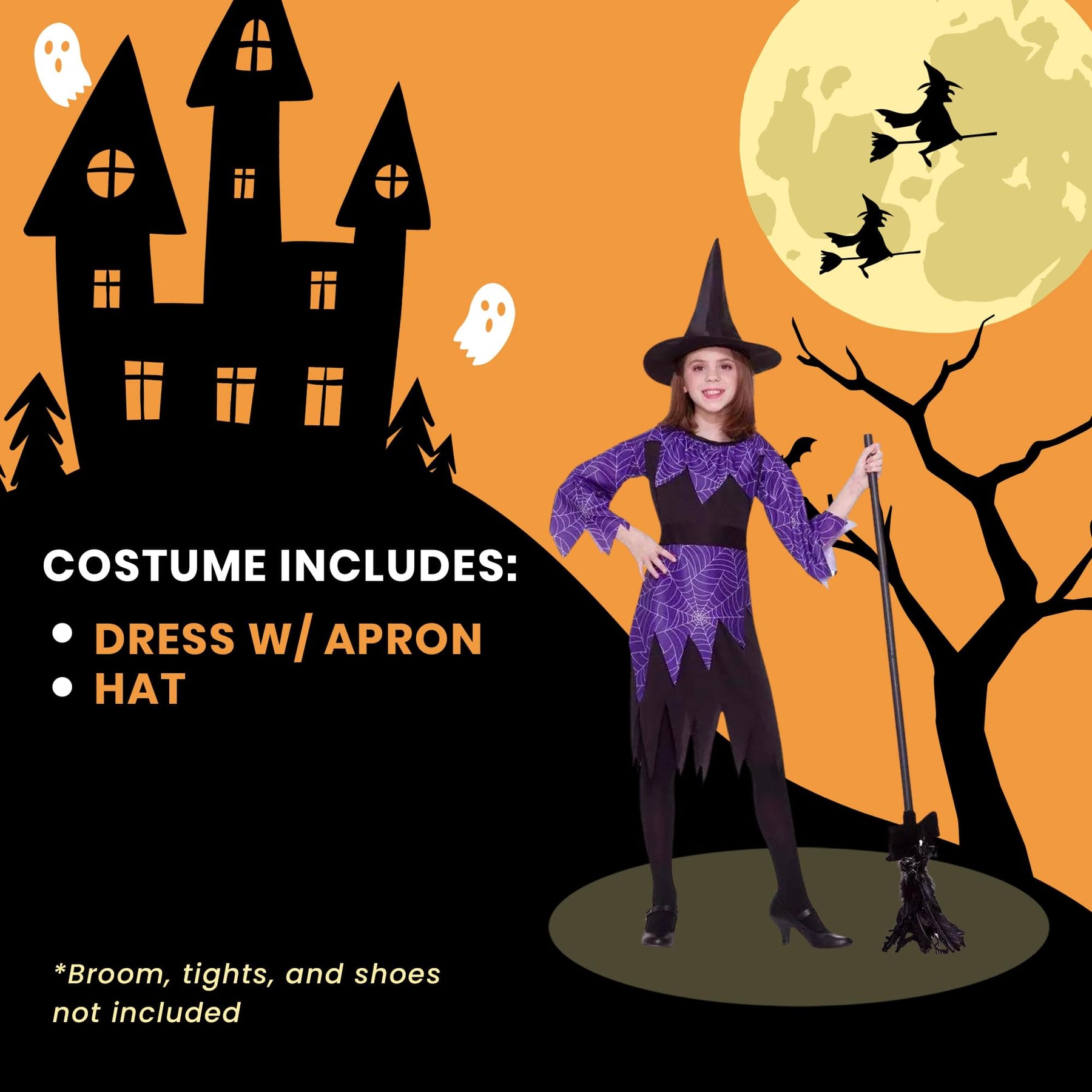 Spider Witch Child Costume