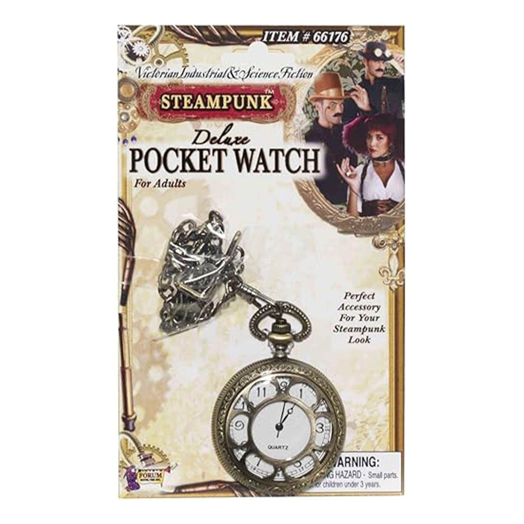 Steampunk Deluxe Pocket Watch Adult Costume Accessory