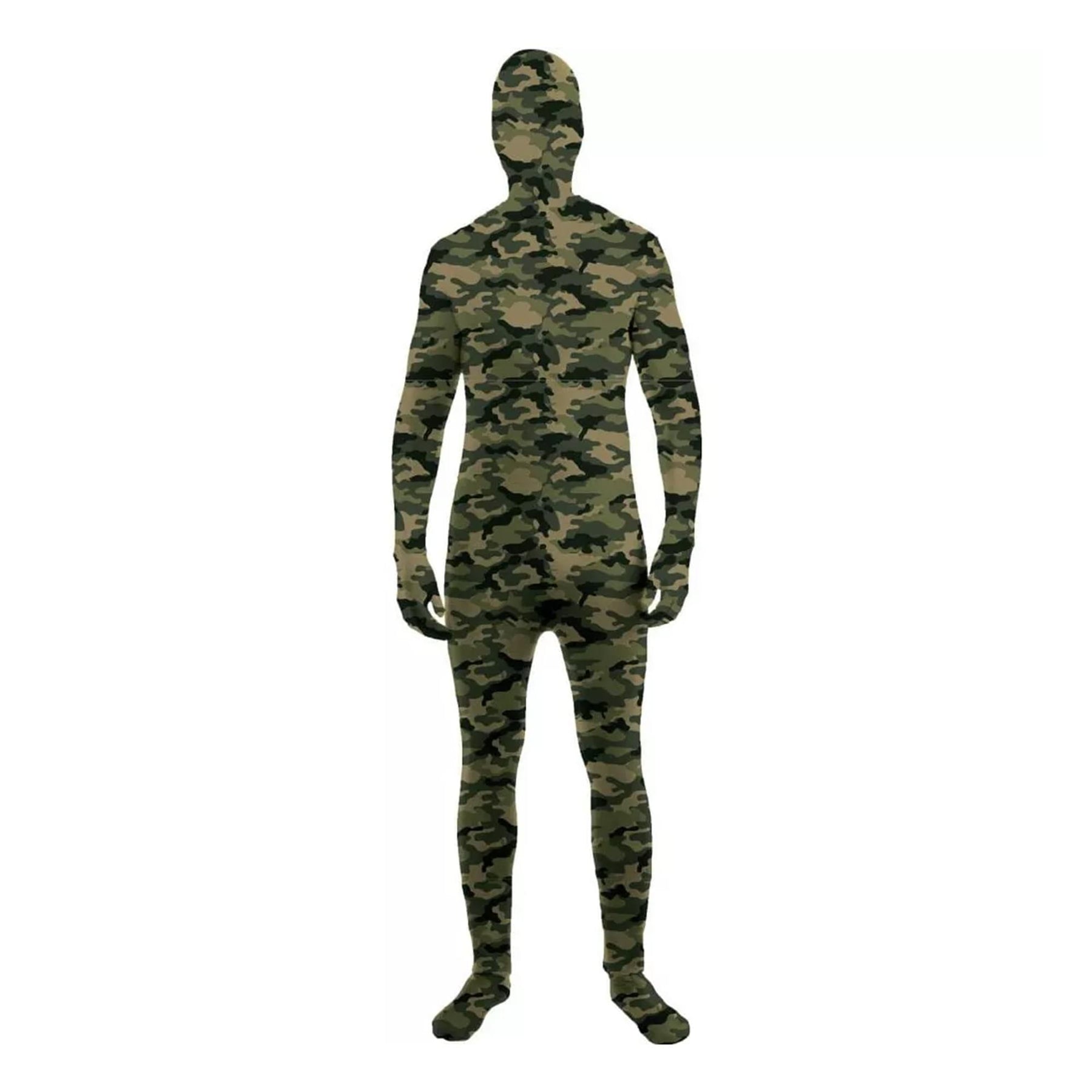 Disappearing Man Invisible Costume Jumpsuit Child: Camo