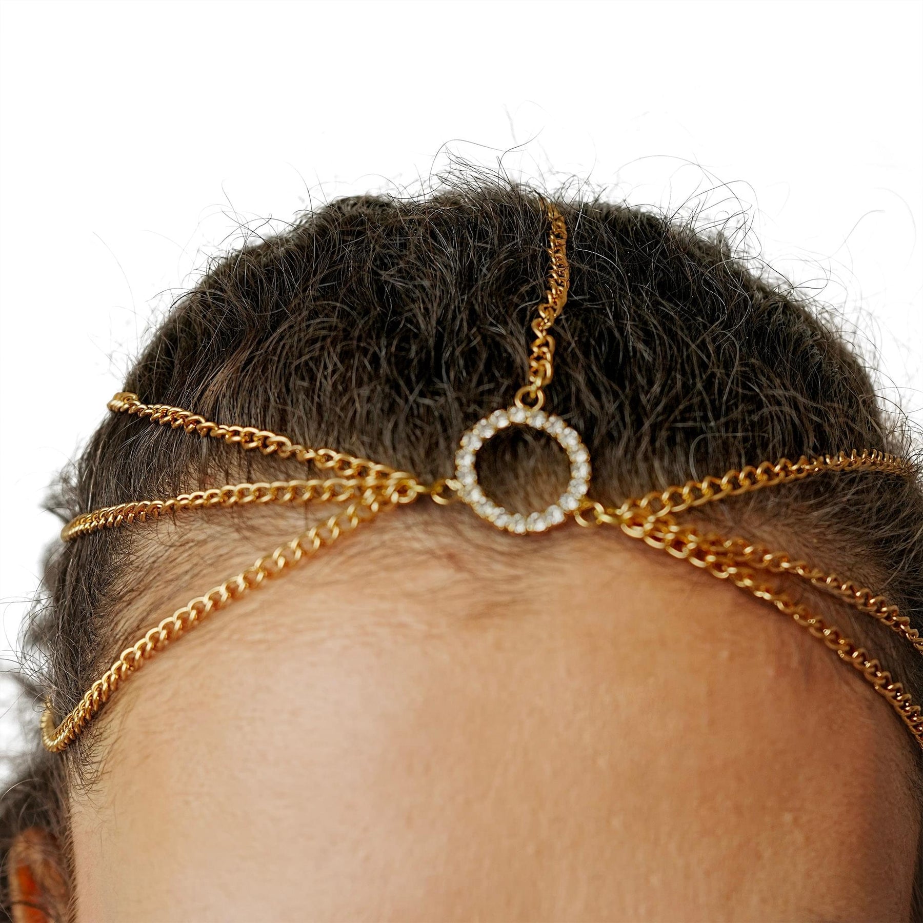 Medieval Fantasy Golden Costume Headpiece