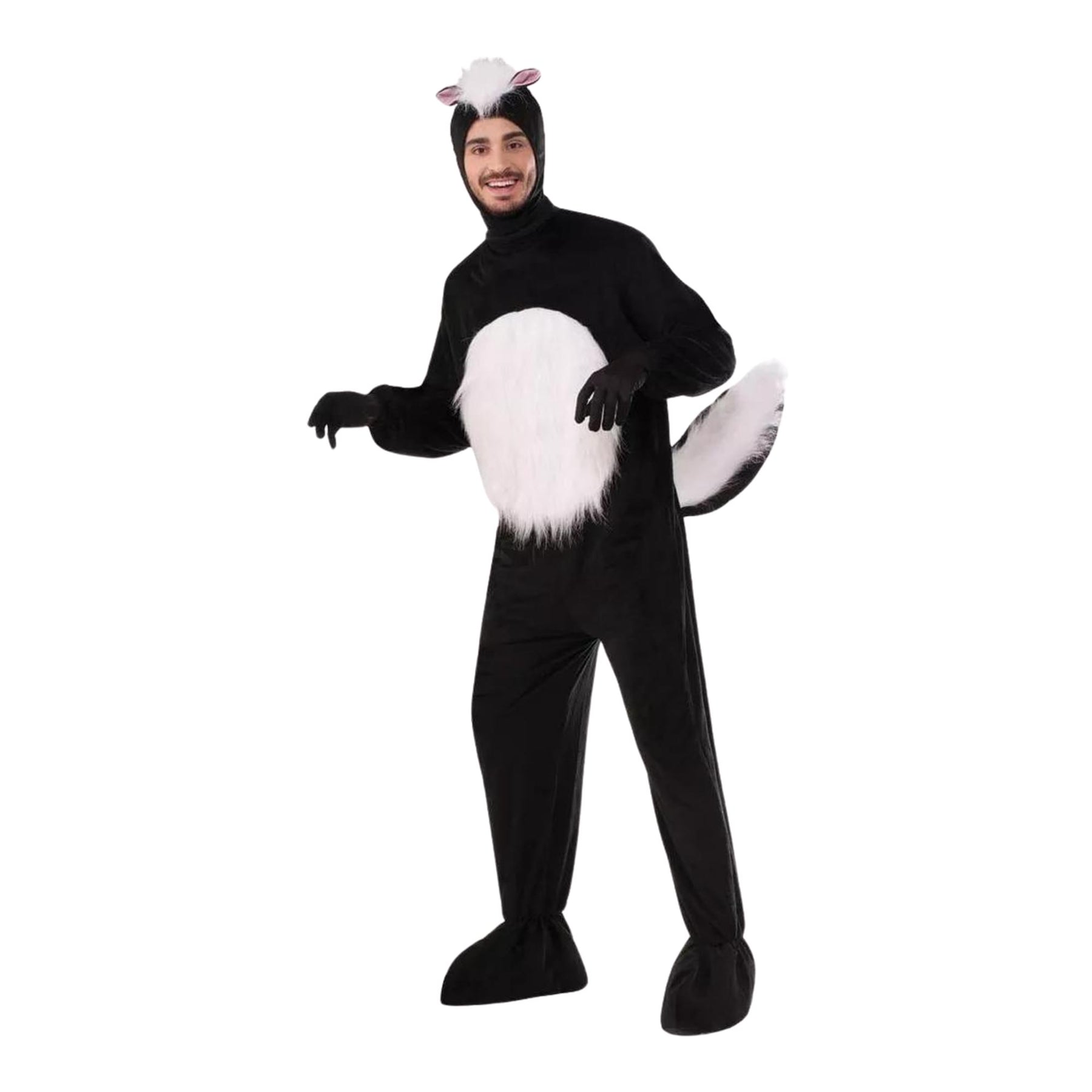 Plush Skunk Adult Costume One Size Fits Most