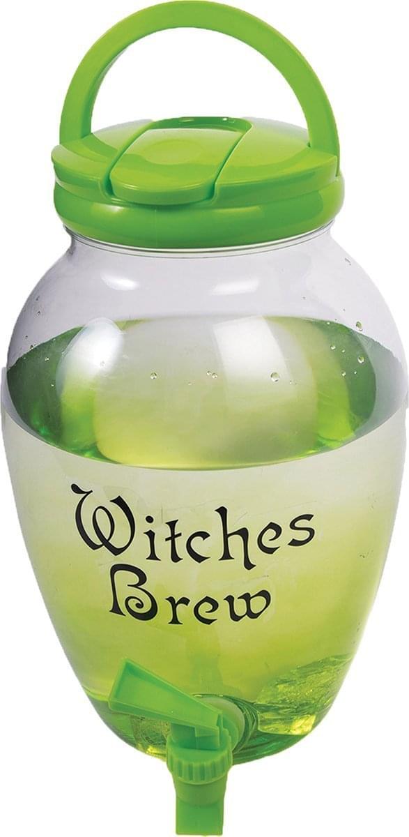 Witches Brew Drink Dispenser Halloween Party Pitcher