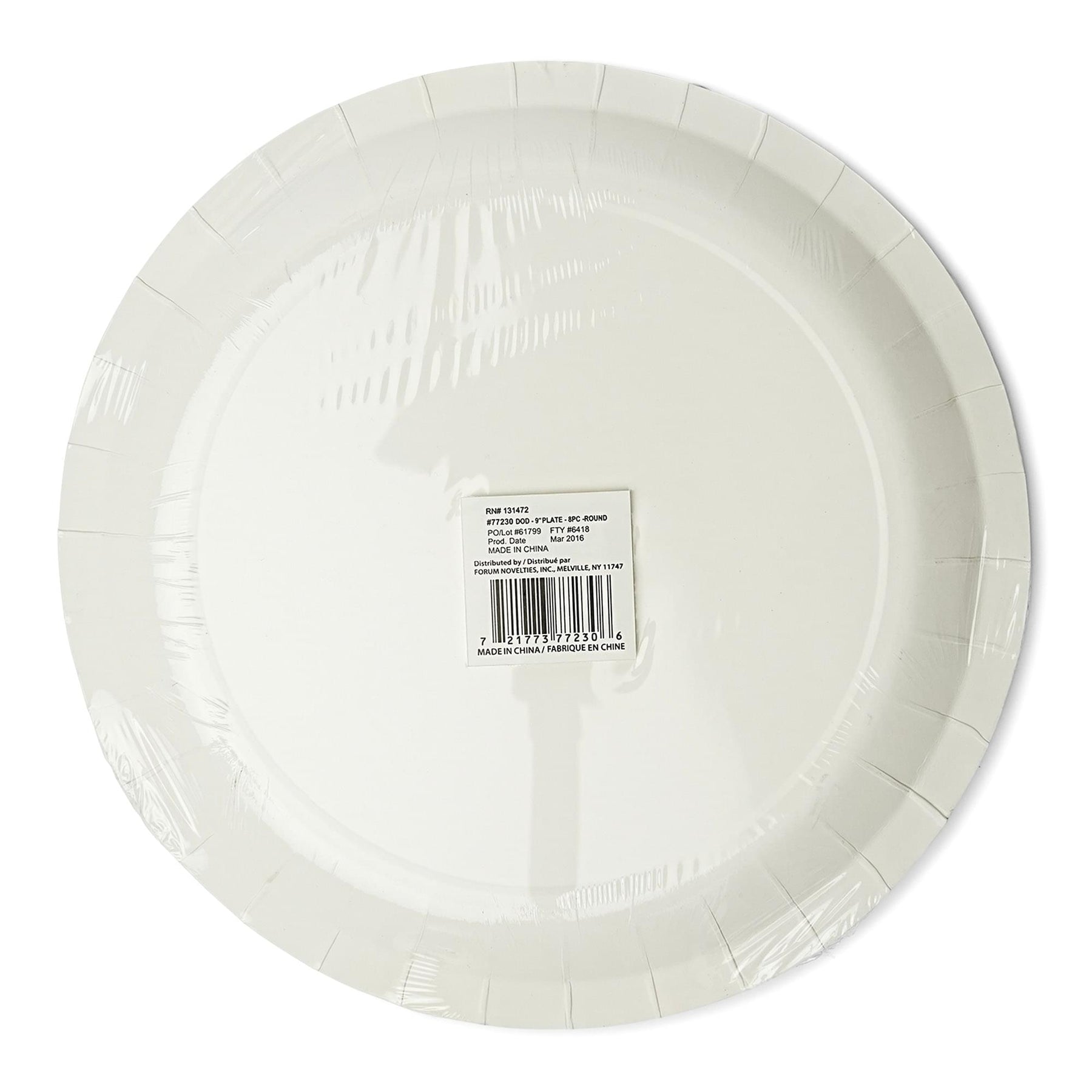 Day Of The Dead 9" Round Disposable Plate 8 Pack