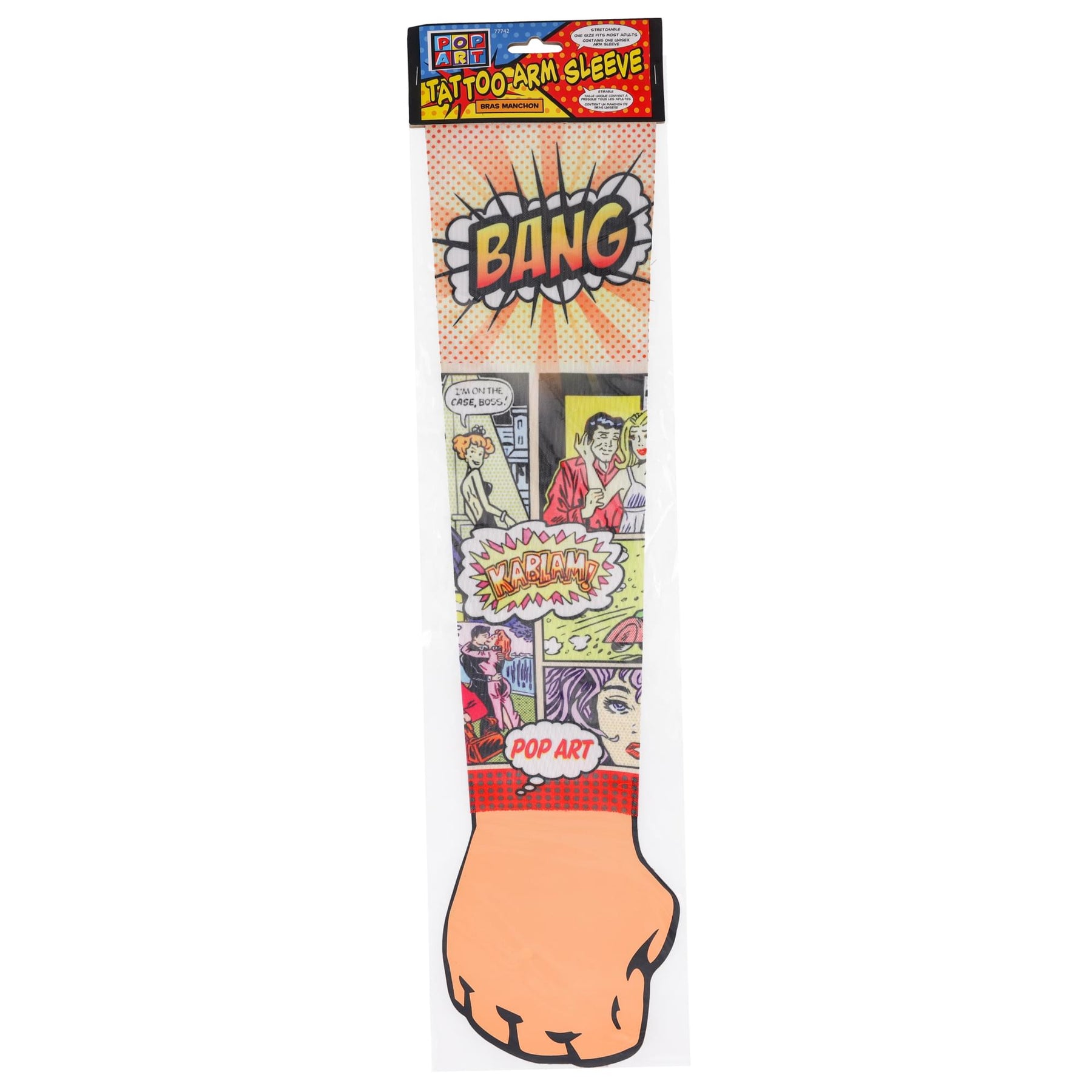 Pop Art Tattoo Costume Arm Sleeve