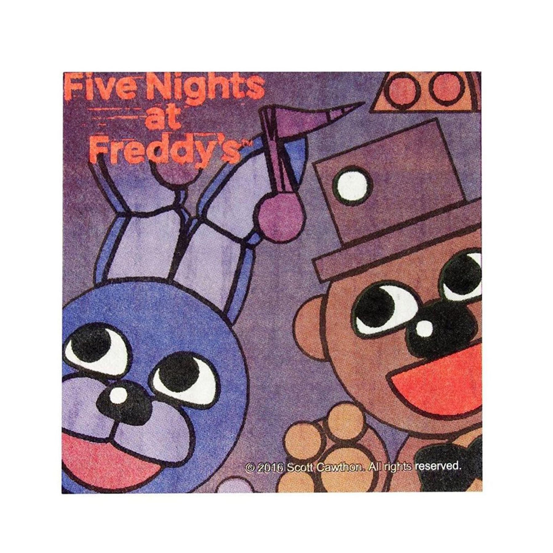 Five Nights at Freddy's 16 Count 10" Square Beverage Napkins