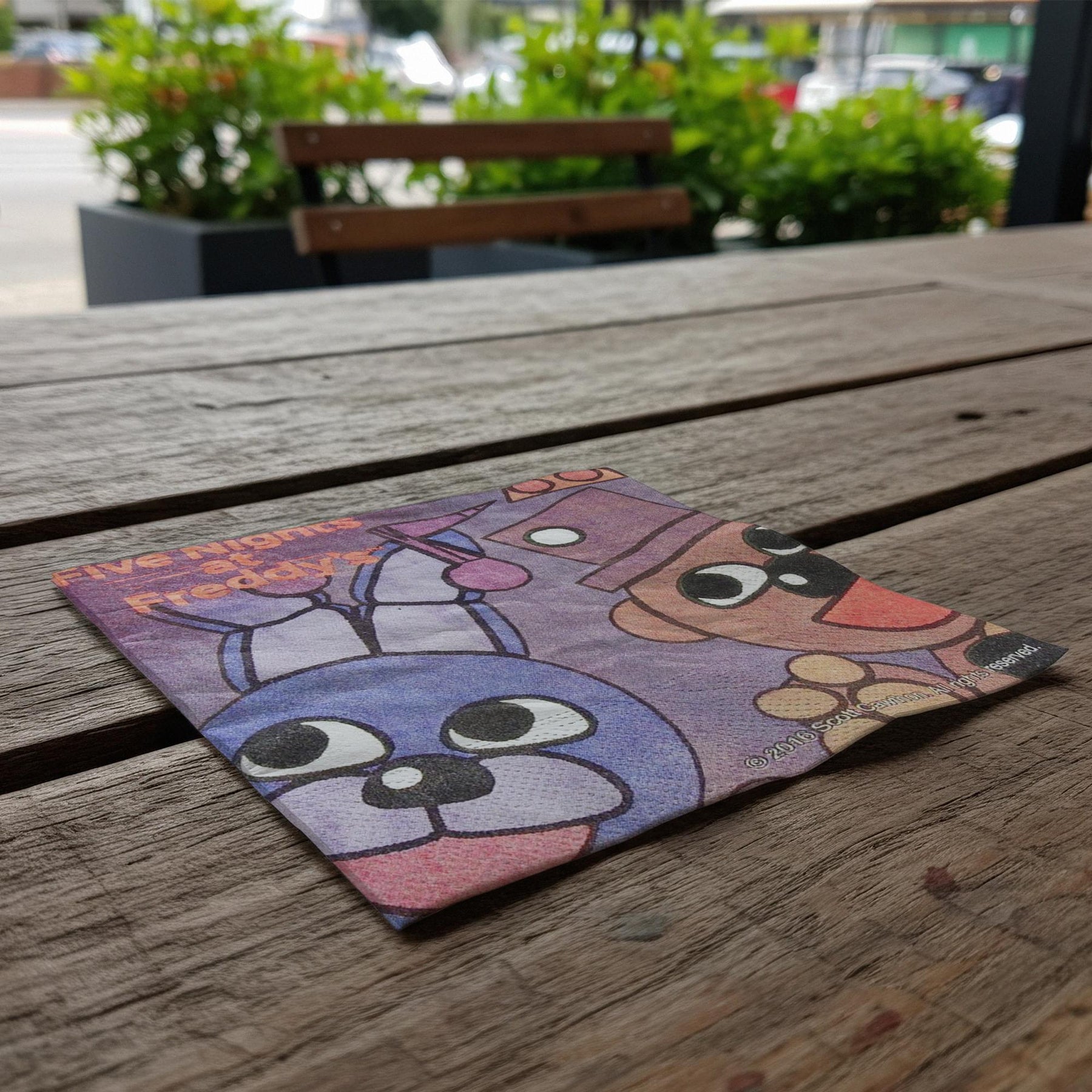 Five Nights at Freddy's 16 Count 10" Square Beverage Napkins