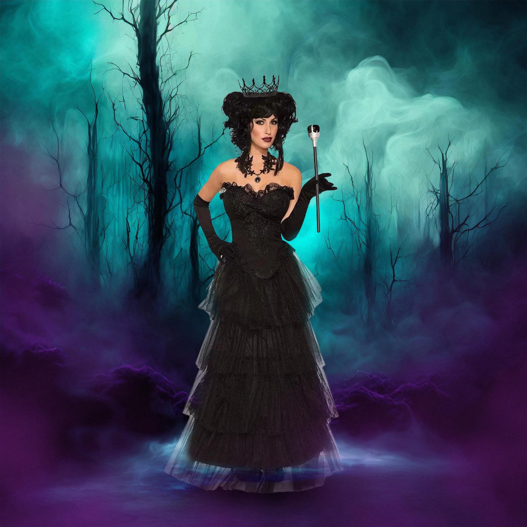 Evil Queen Women's Black Costume Skirt - Standard
