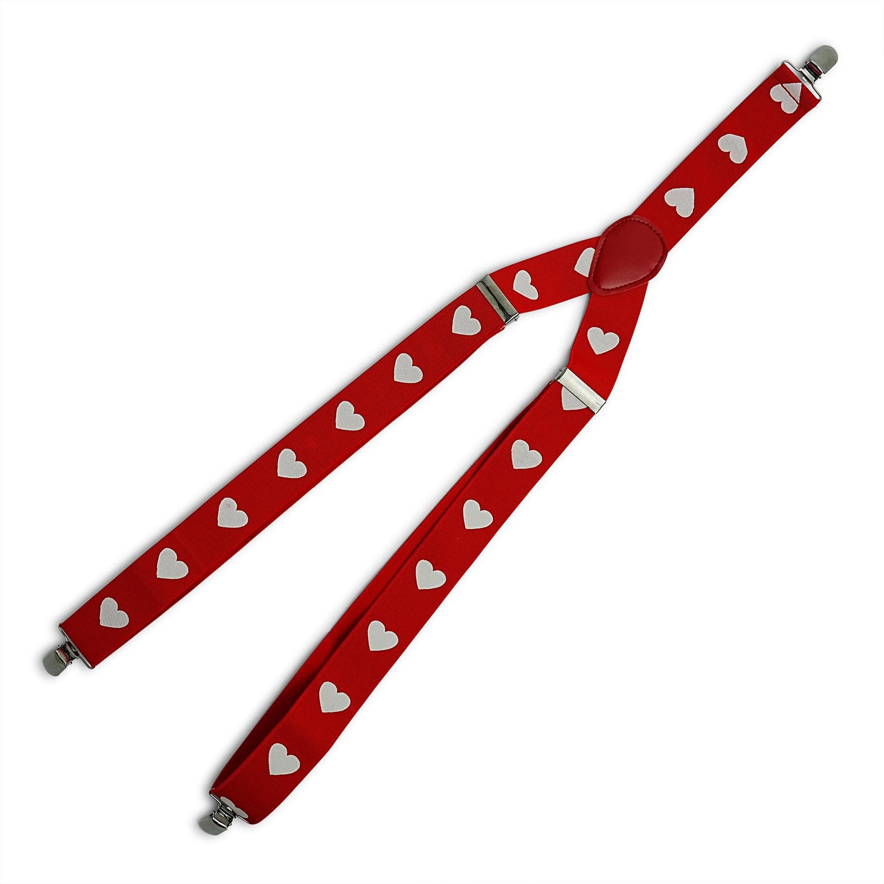 Valentine's Day Heart Adult Costume Suspenders