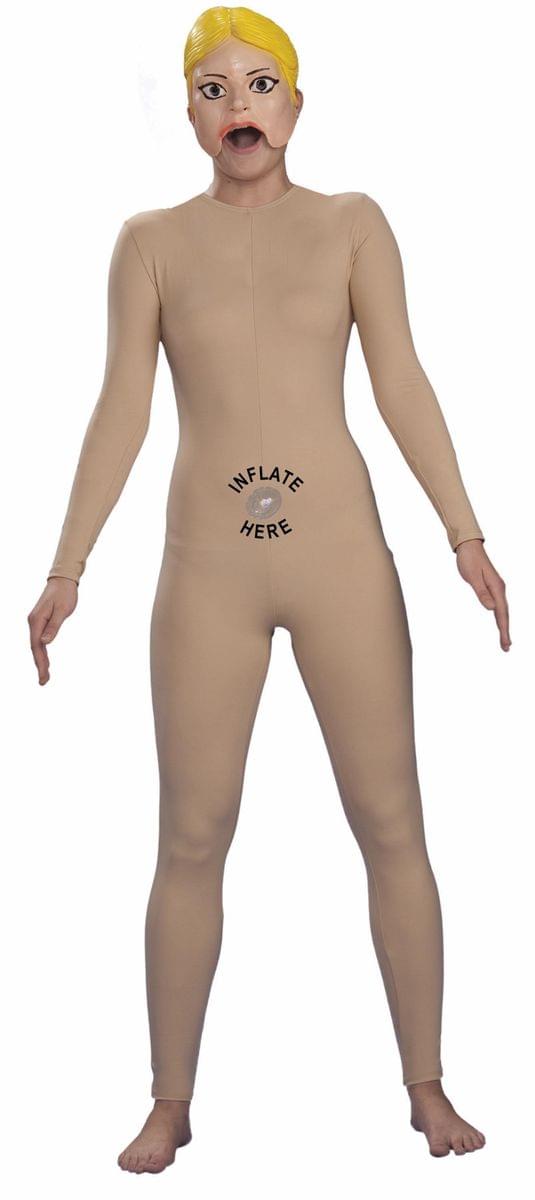 Fake Naked Nude Inflatable Doll Woman Costume Free Shipping