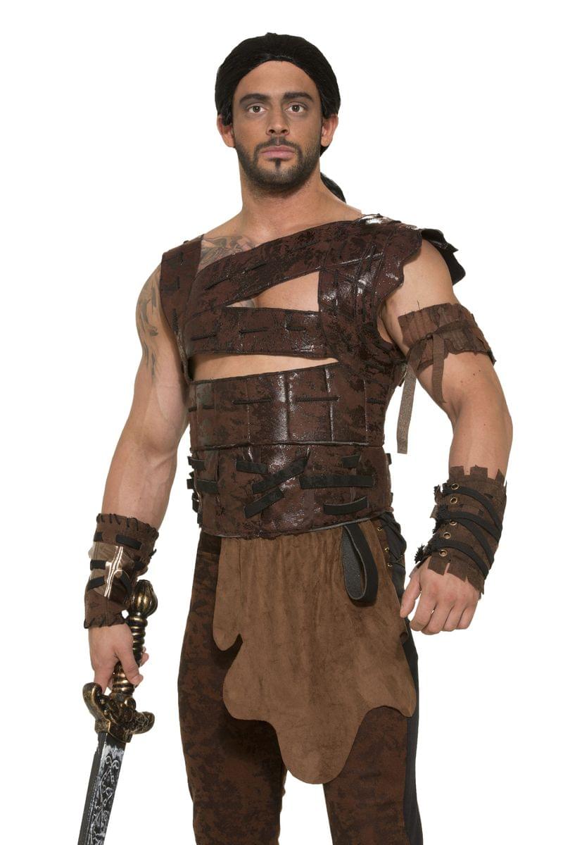 Medieval Fantasy Faux Leather Adult Costume Armor