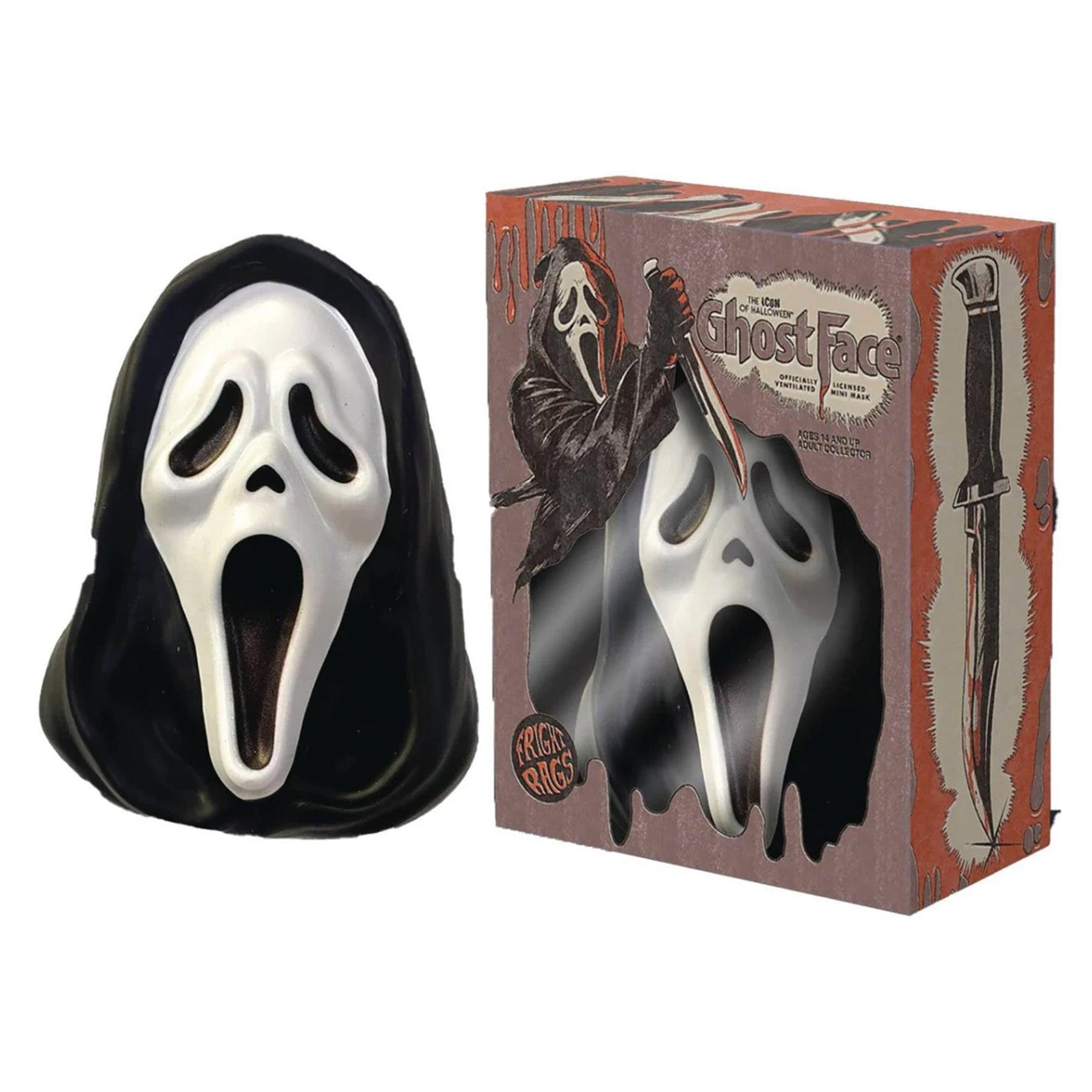 Scream 6 Inch Fright Rags Mini Mask | Ghost Face Classic