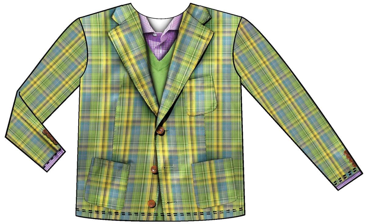 Faux Plaid Suit Costume T-Shirt Child