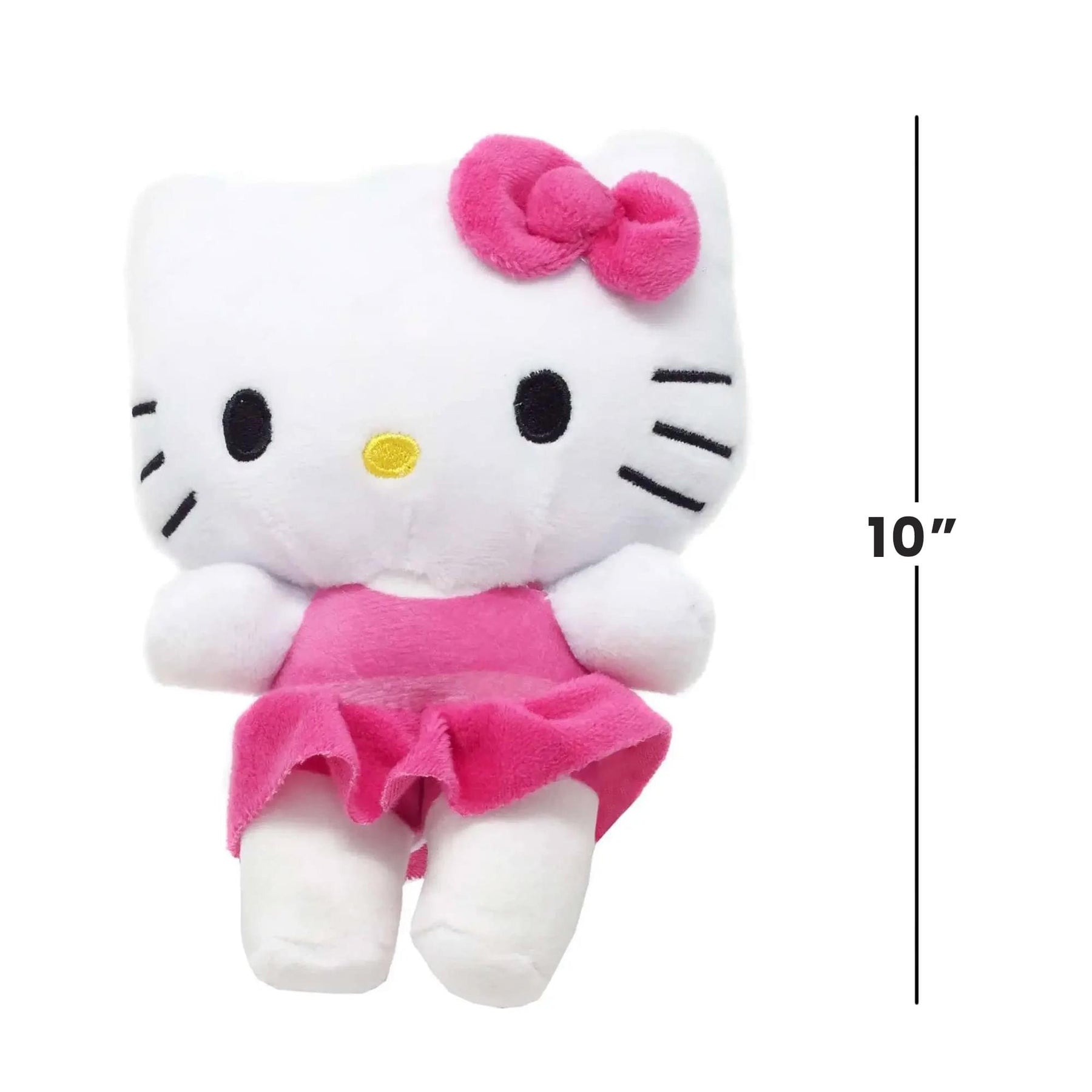 Sanrio 10 Inch Plush | Pink Dress Hello Kitty