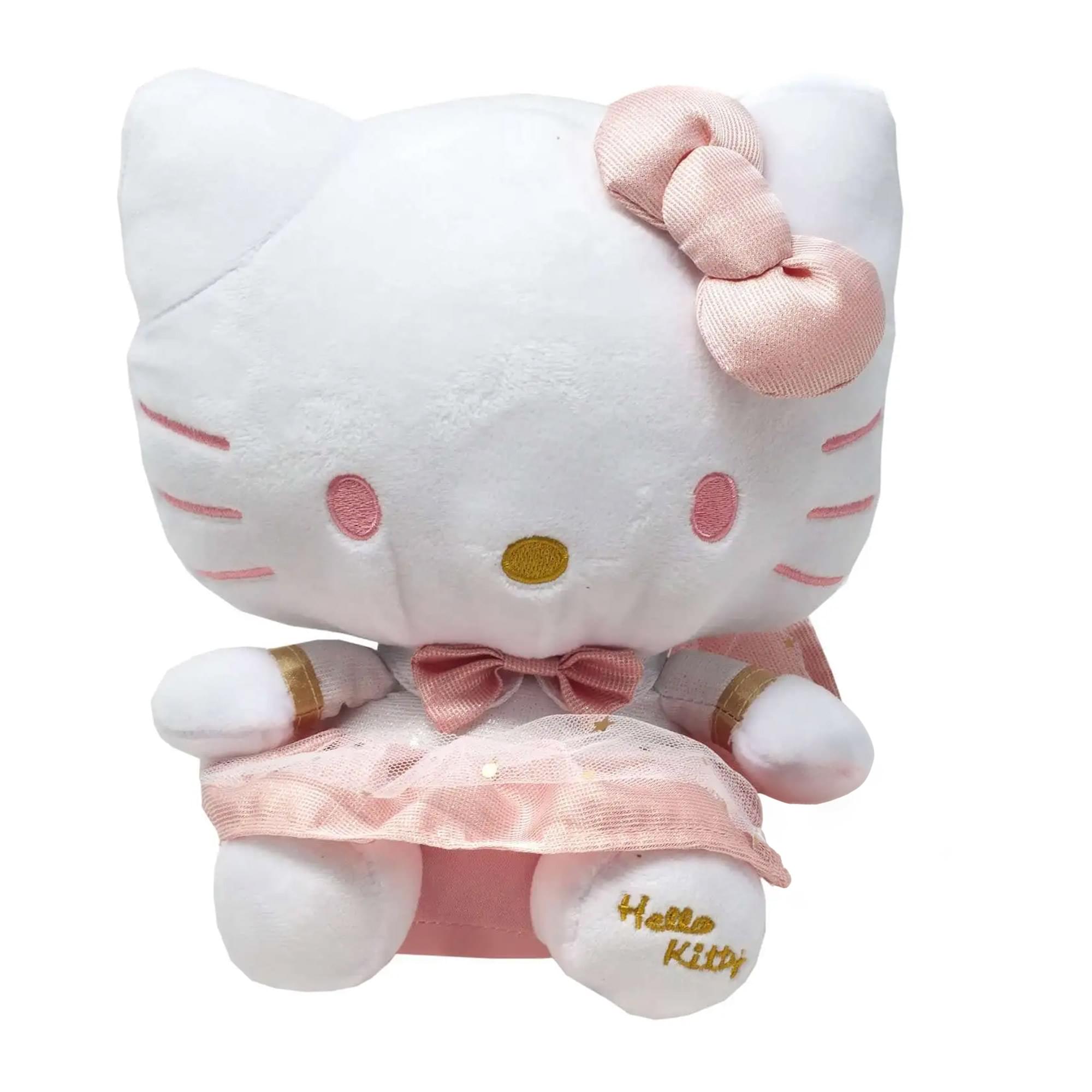 pink dress hello kitty Hello Kitty Girl Dress Pink Puffy Tulle With Detachable Train and Floral Crown