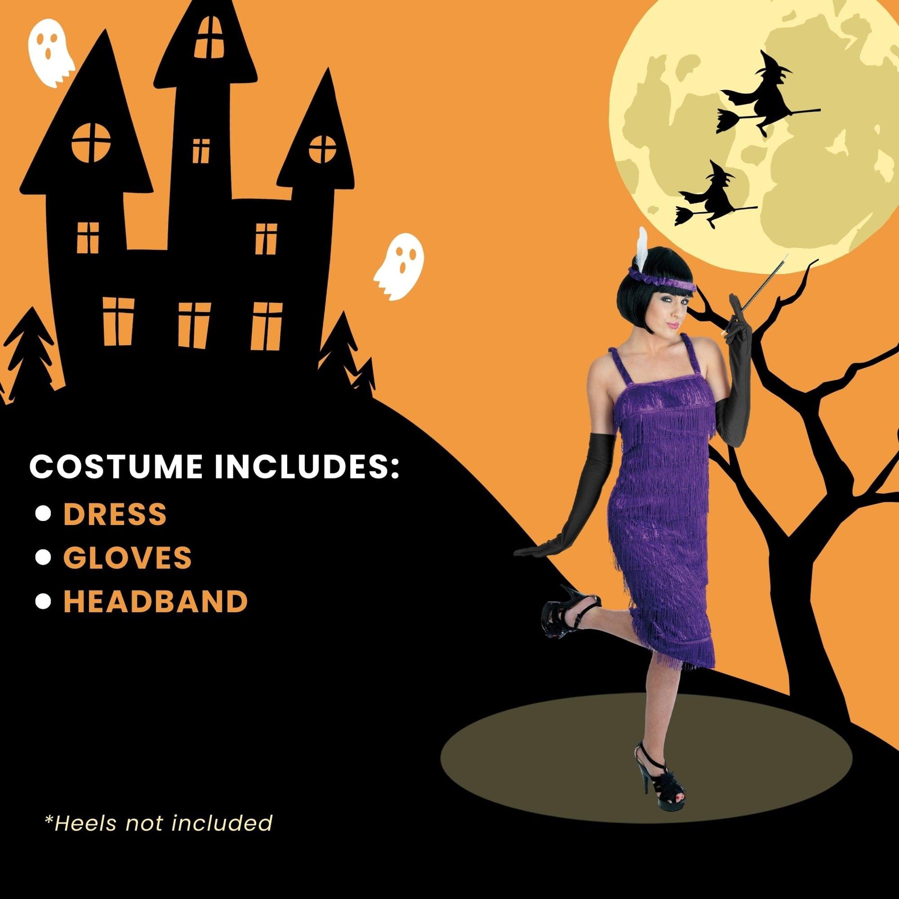 Roaring 20s Girl Purple