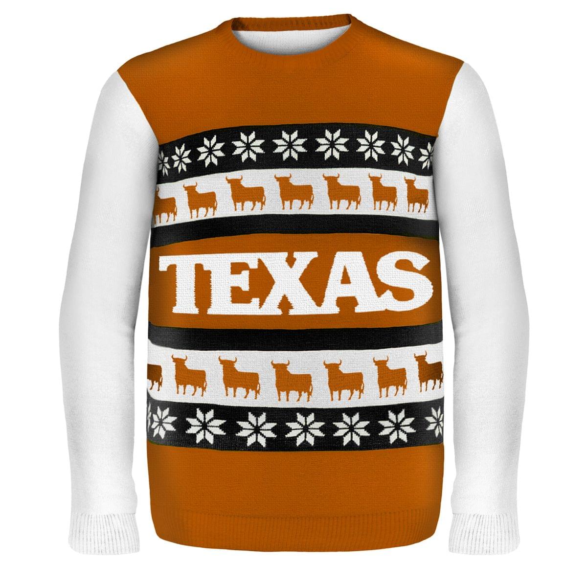 Texas Wordmark NCAA Ugly Sweater