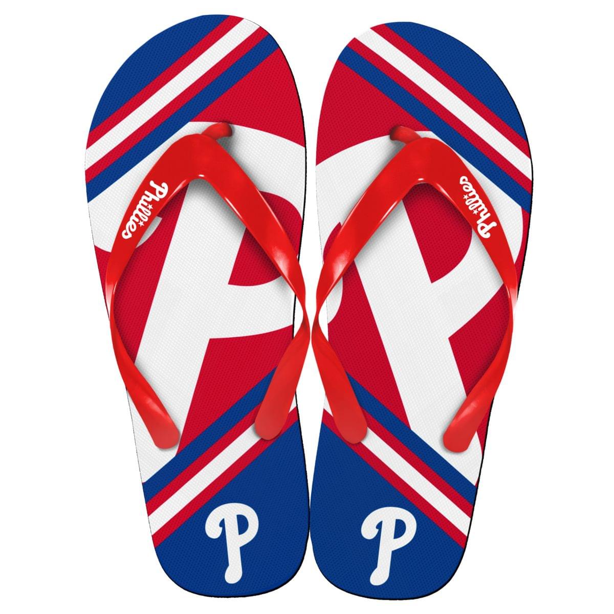 Philadelphia Phillies MLB Unisex Big Logo Flip Flops