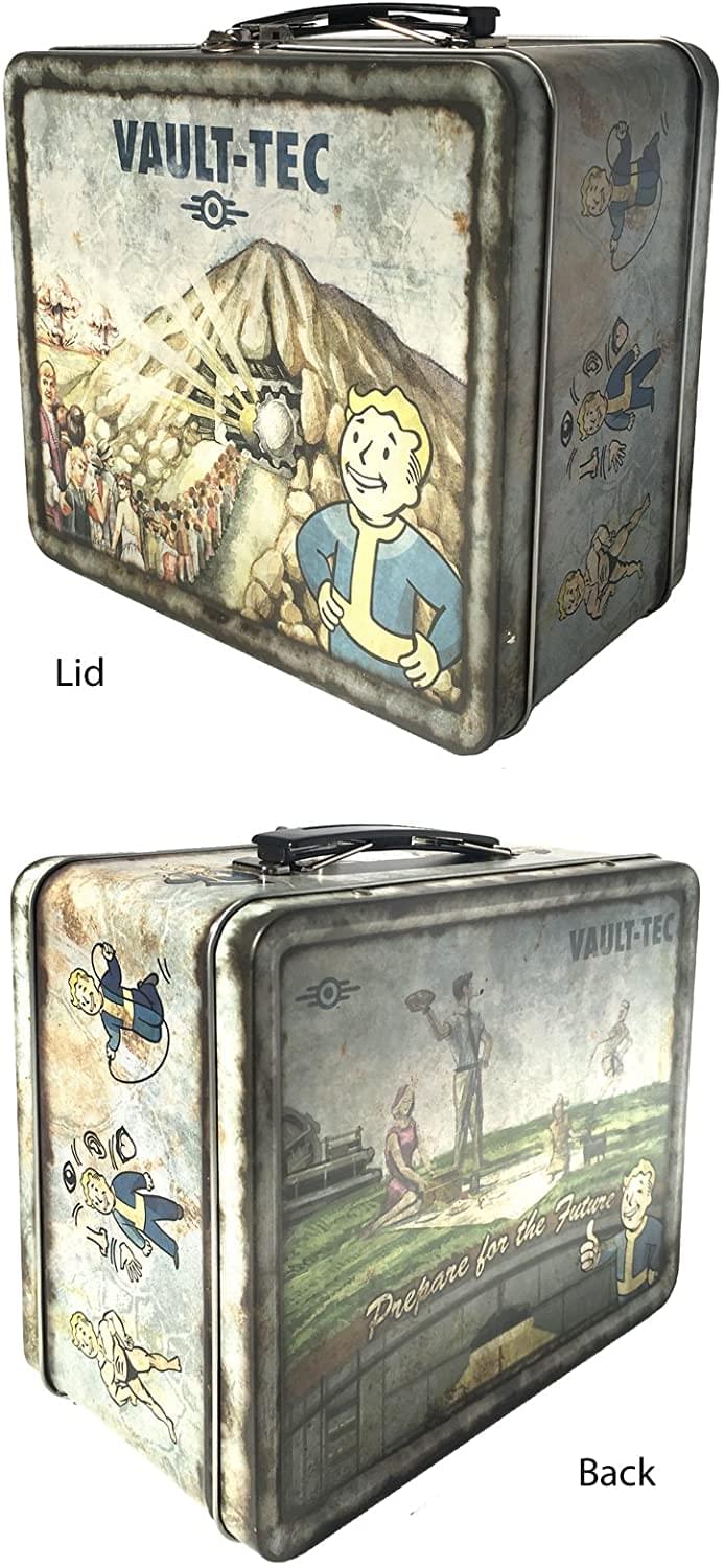 Fallout 4 Vault-Tec Weathered Tin Tote Prop Replica