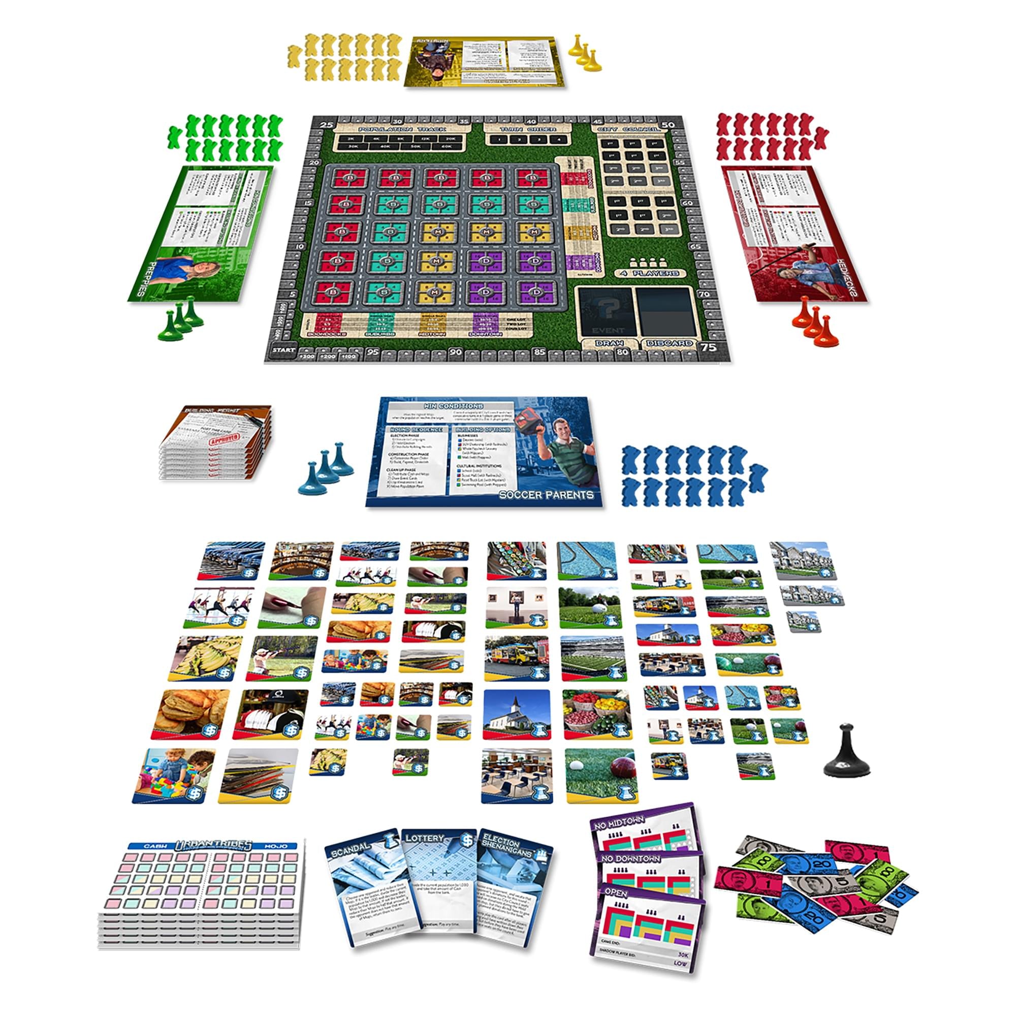 Urban Tribes Board Game Free Shipping