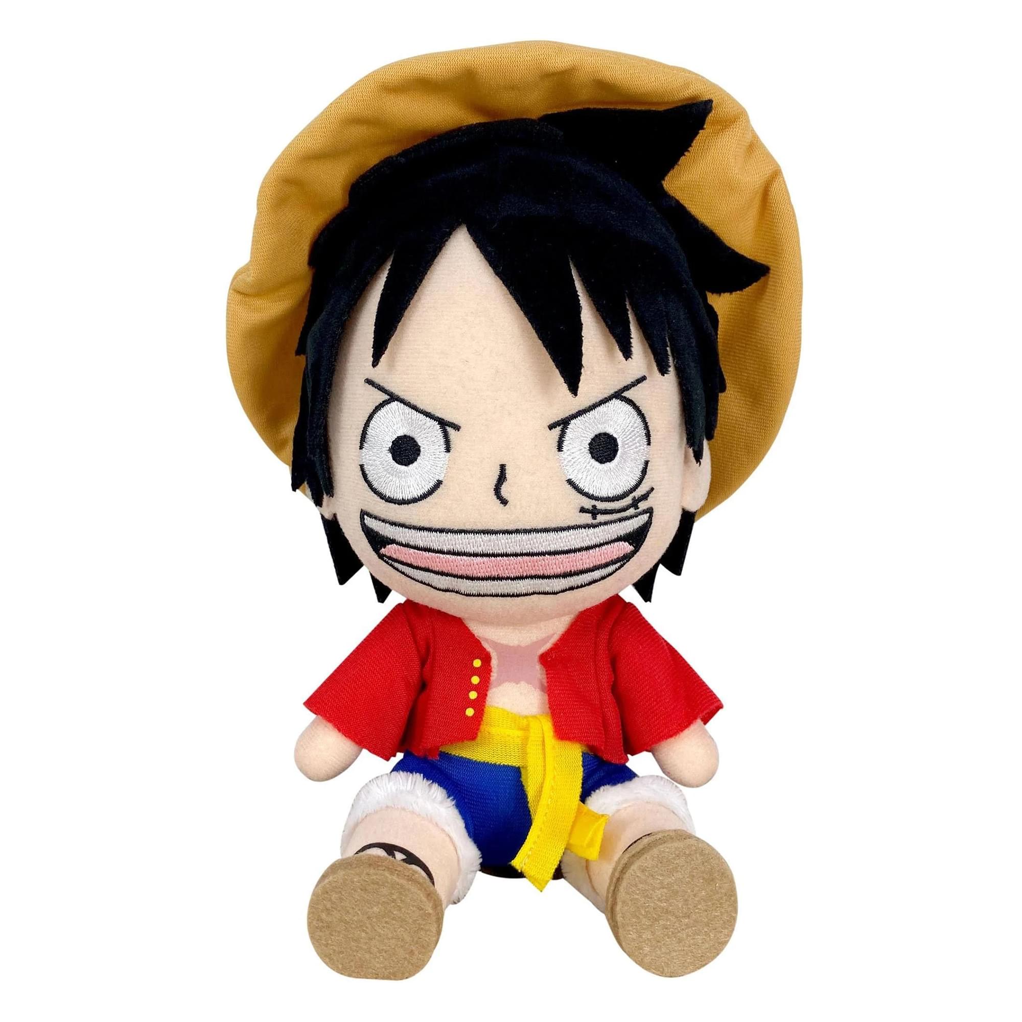 One Piece Monkey D. Luffy 6 Inch Sitting Plush | Free Shipping