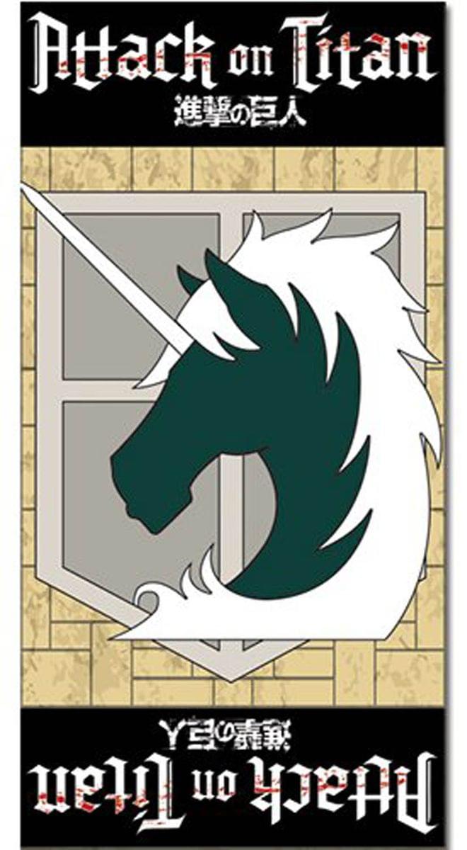 Attack On Titan Military Police Beach Towel