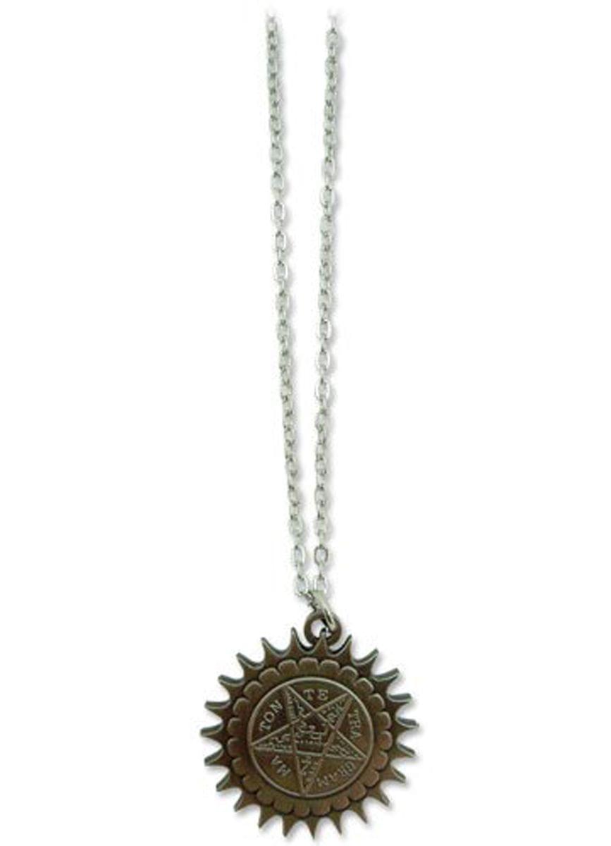 Black Butler Pentagram Metal Necklace