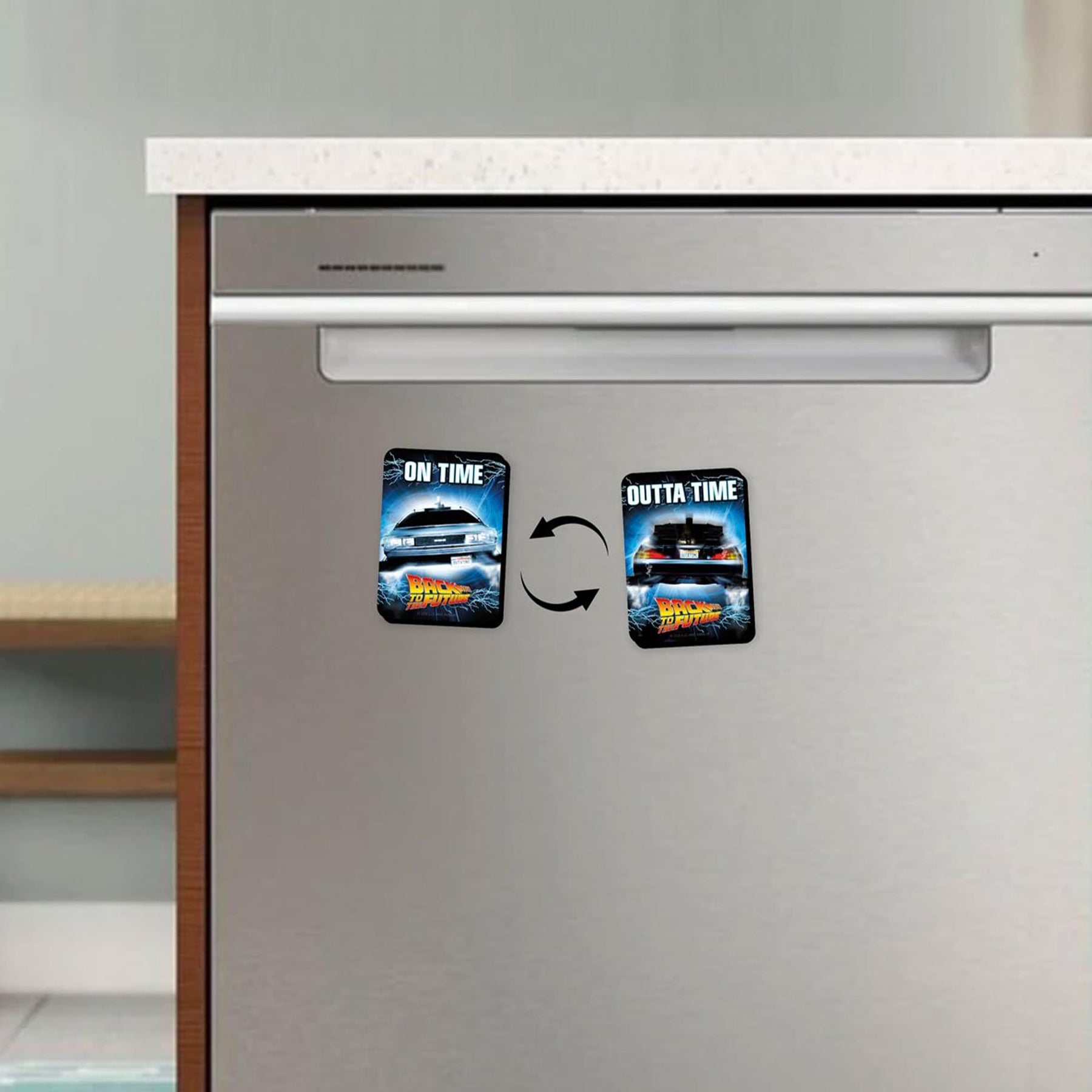 Back To The Future Dishwasher Magnet