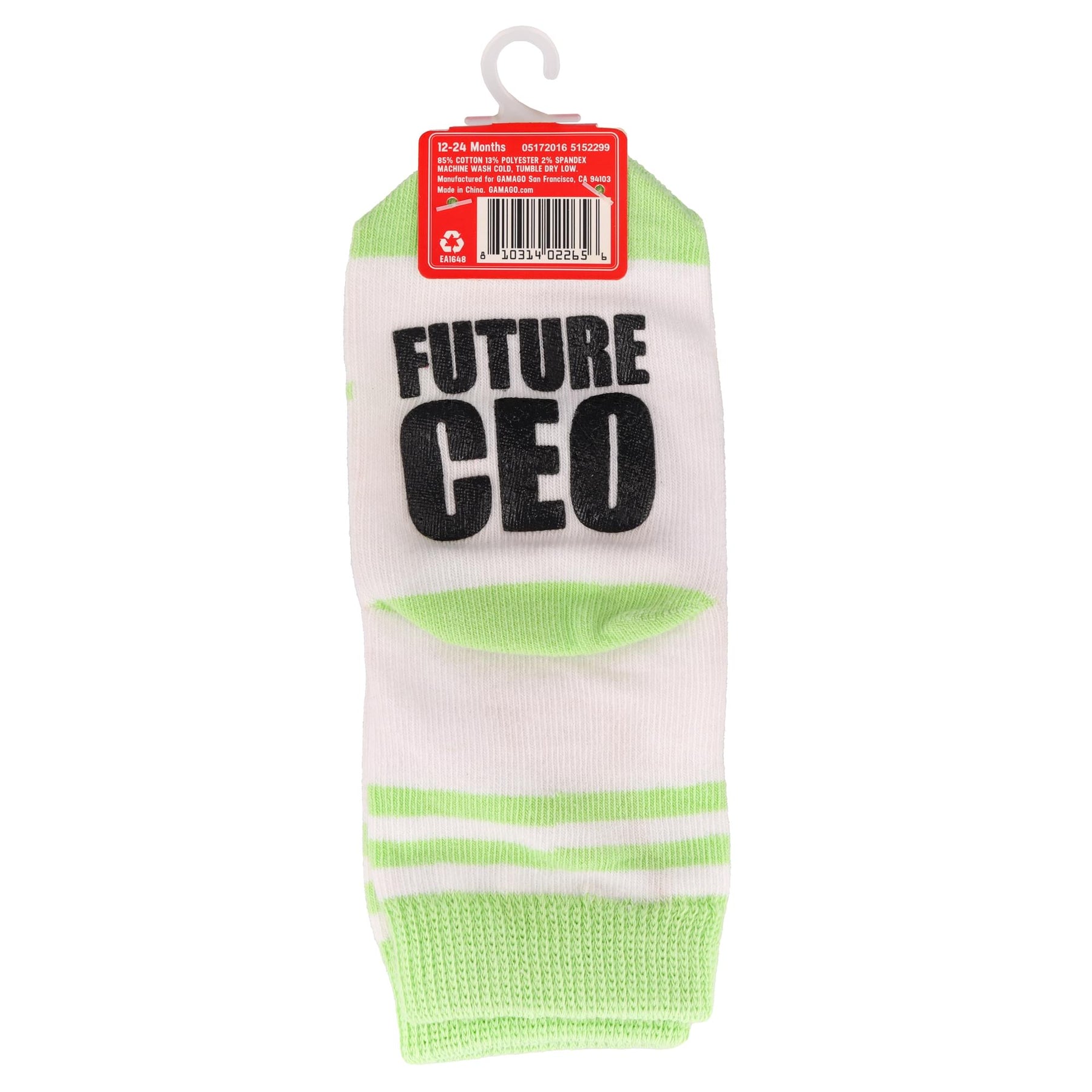 Funny Feet Toddler Socks: Future CEO