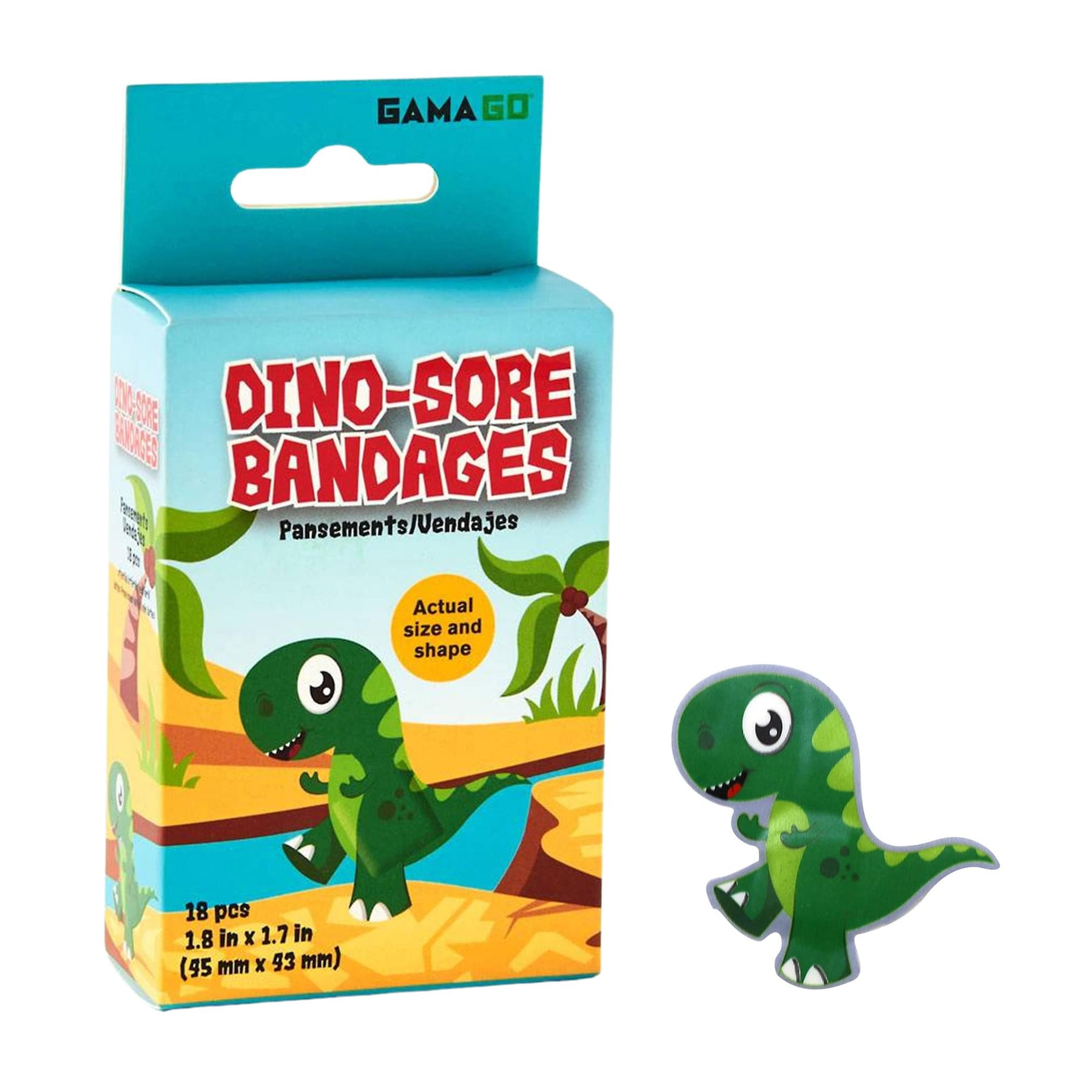 Dino-Sore Adhesive Bandages | 18 Count